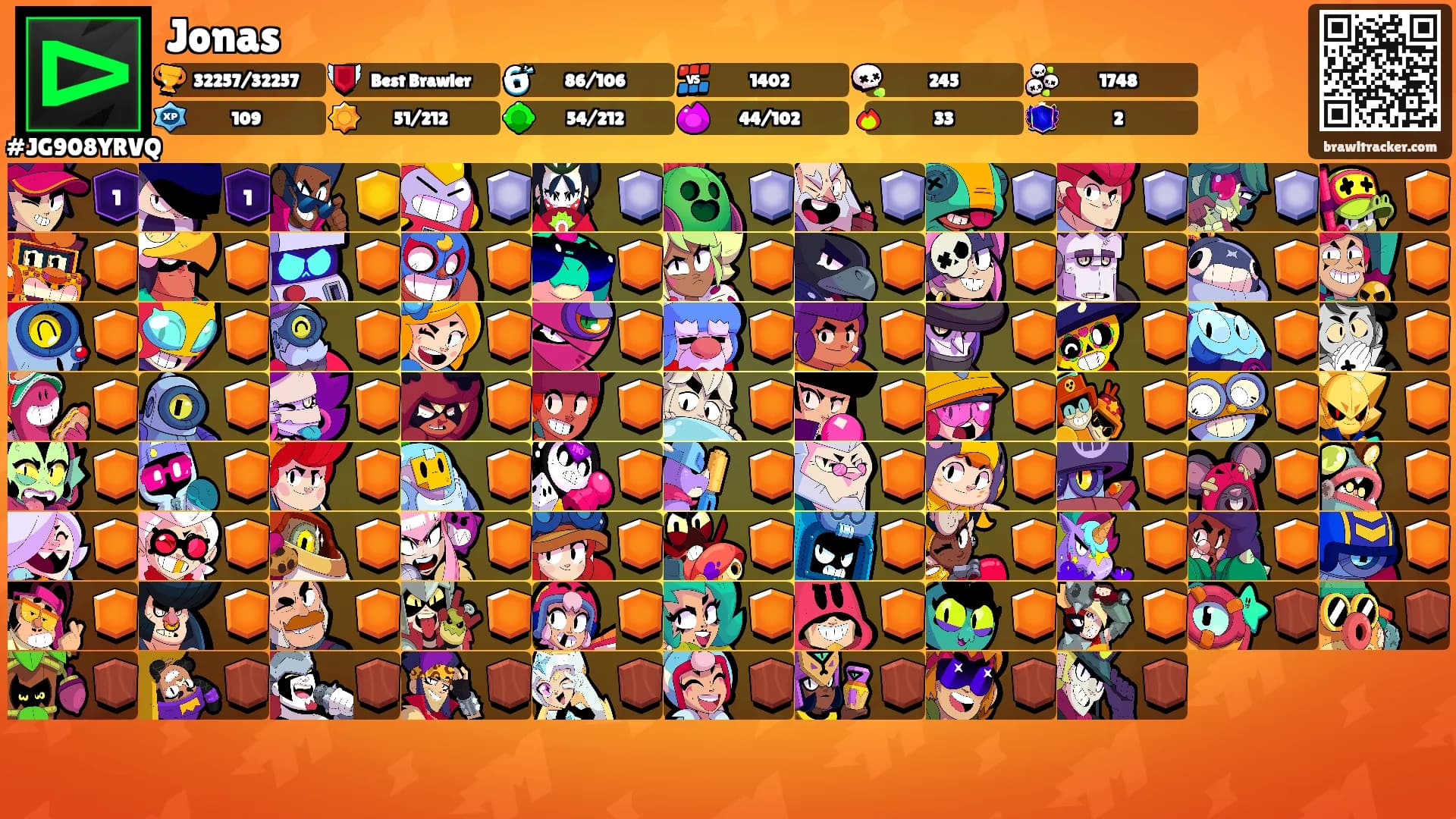 Jonas's Ranks