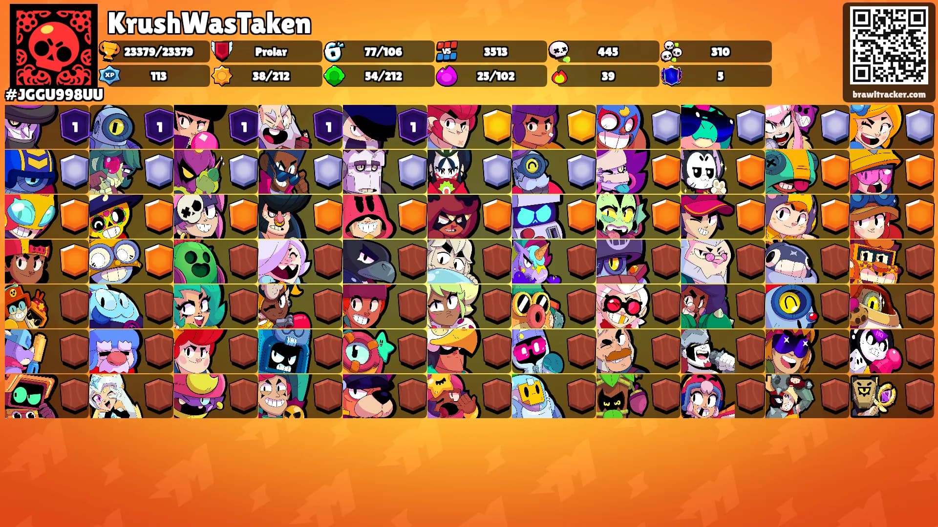 KrushWasTaken's Ranks