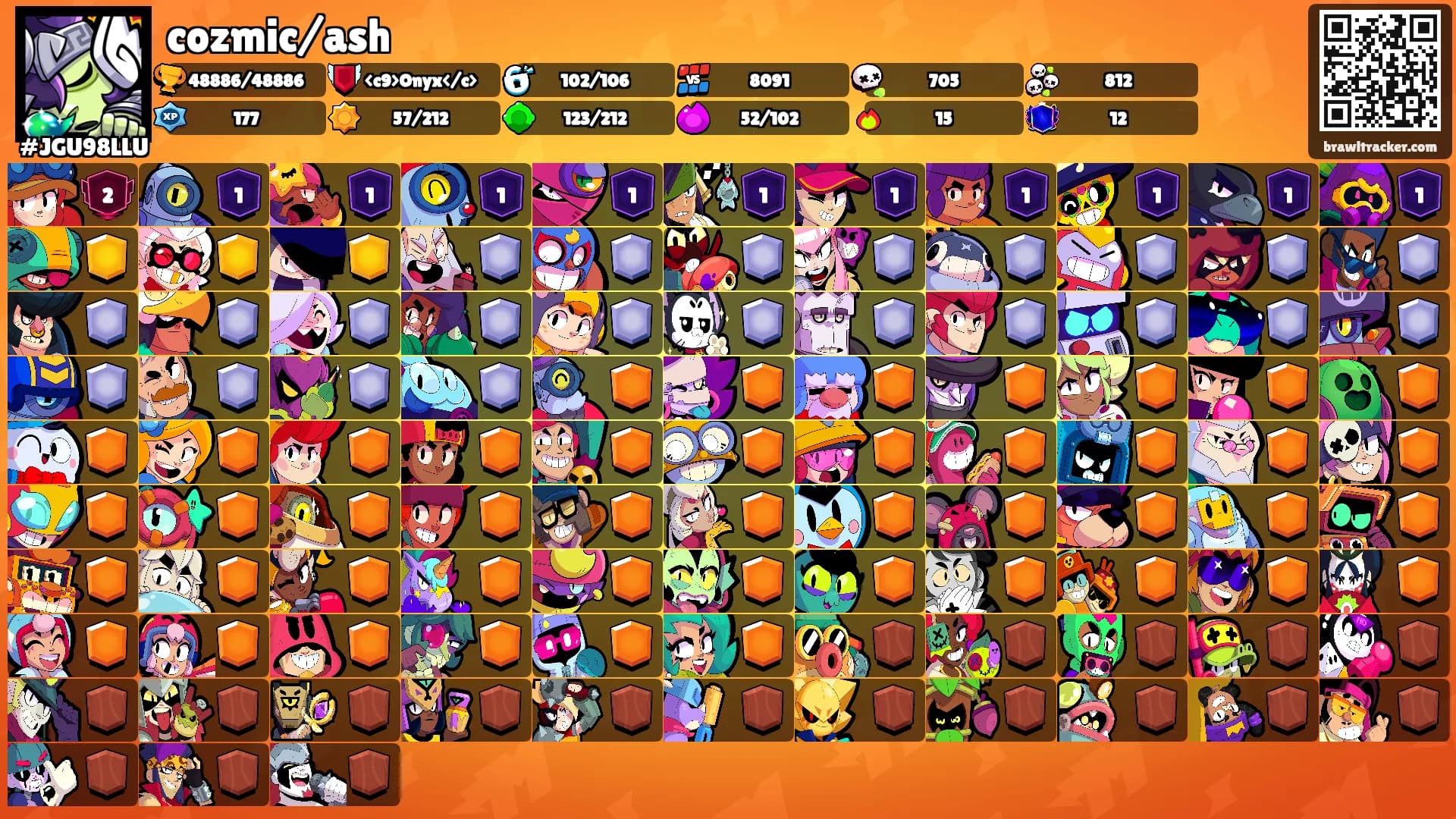cozmic/ash's Ranks