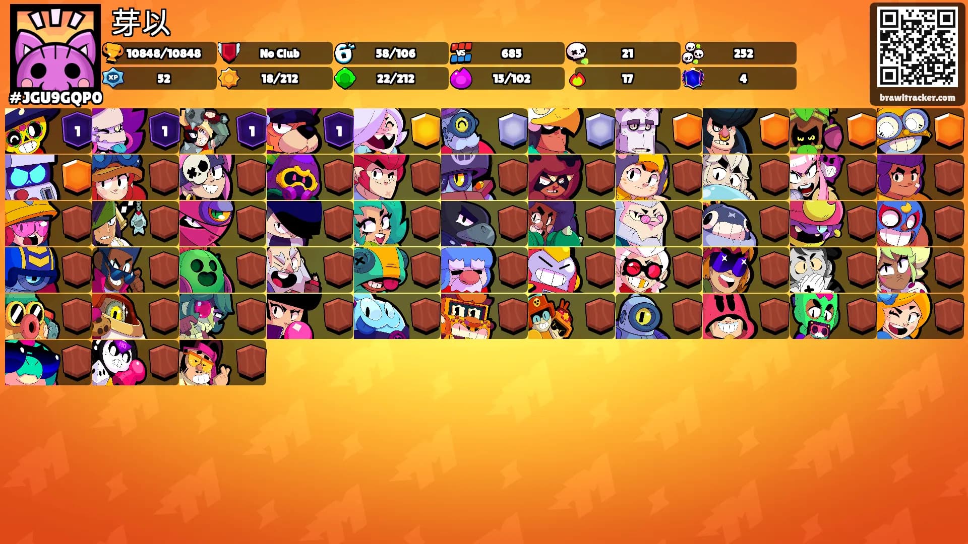 芽以's Ranks