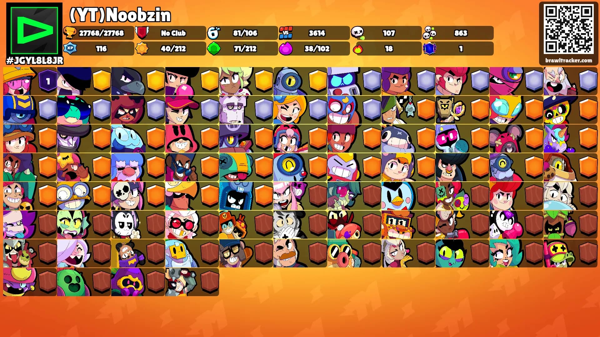 (YT)Noobzin's Ranks
