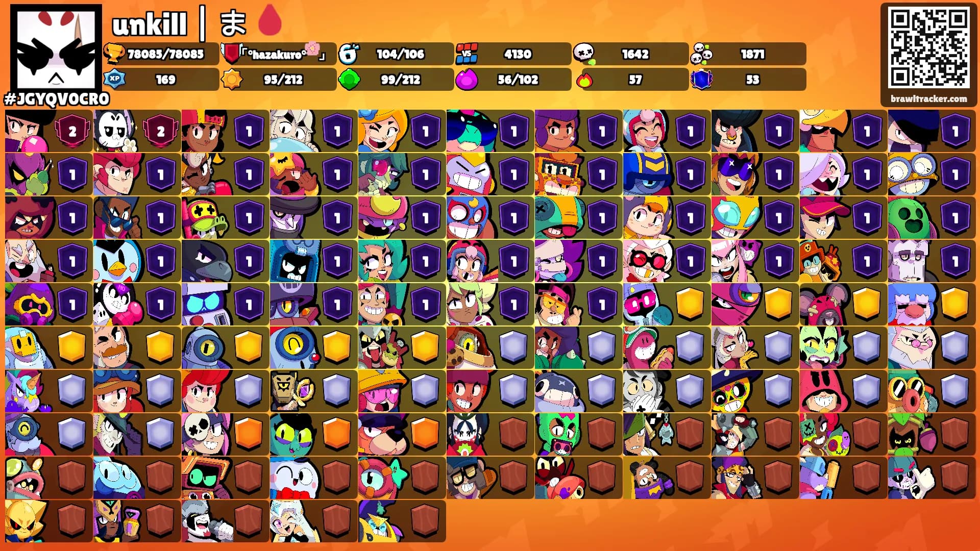 unkill | ま 🩸's Ranks