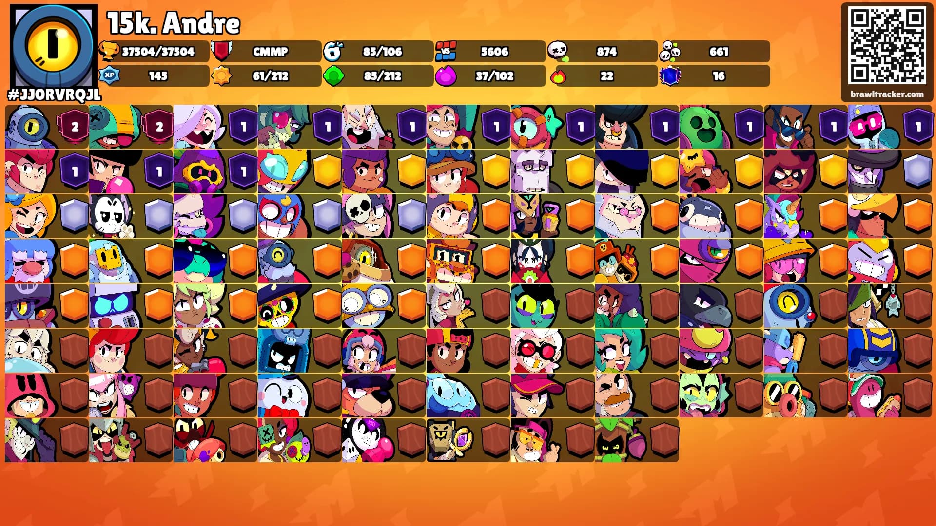 15k. Andre's Ranks