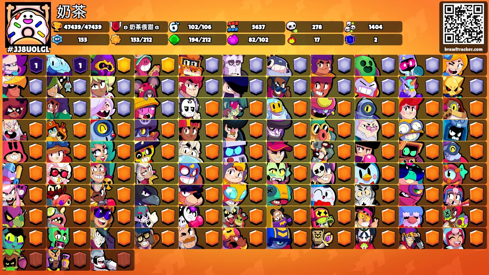 奶茶's Ranks