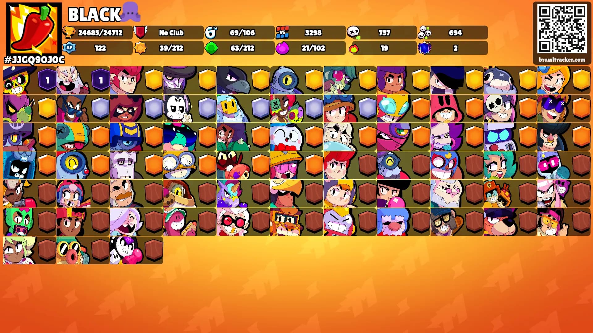 BLACK🐙's Ranks