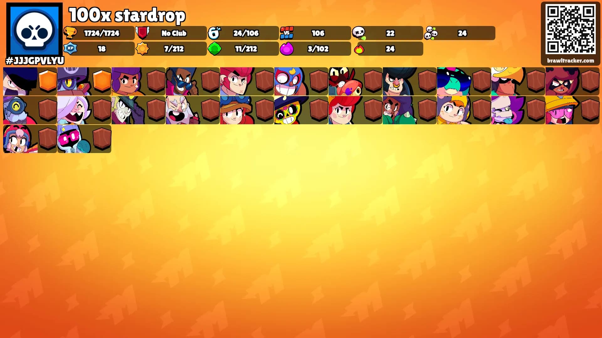 100x stardrop's Ranks
