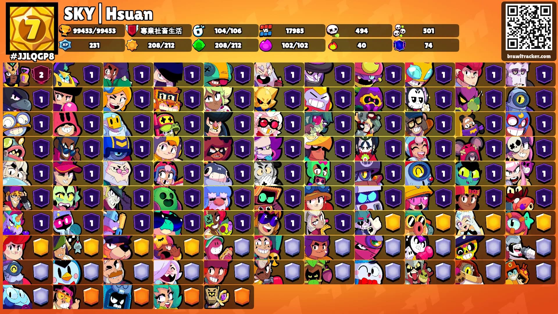 SKY|Hsuan's Ranks