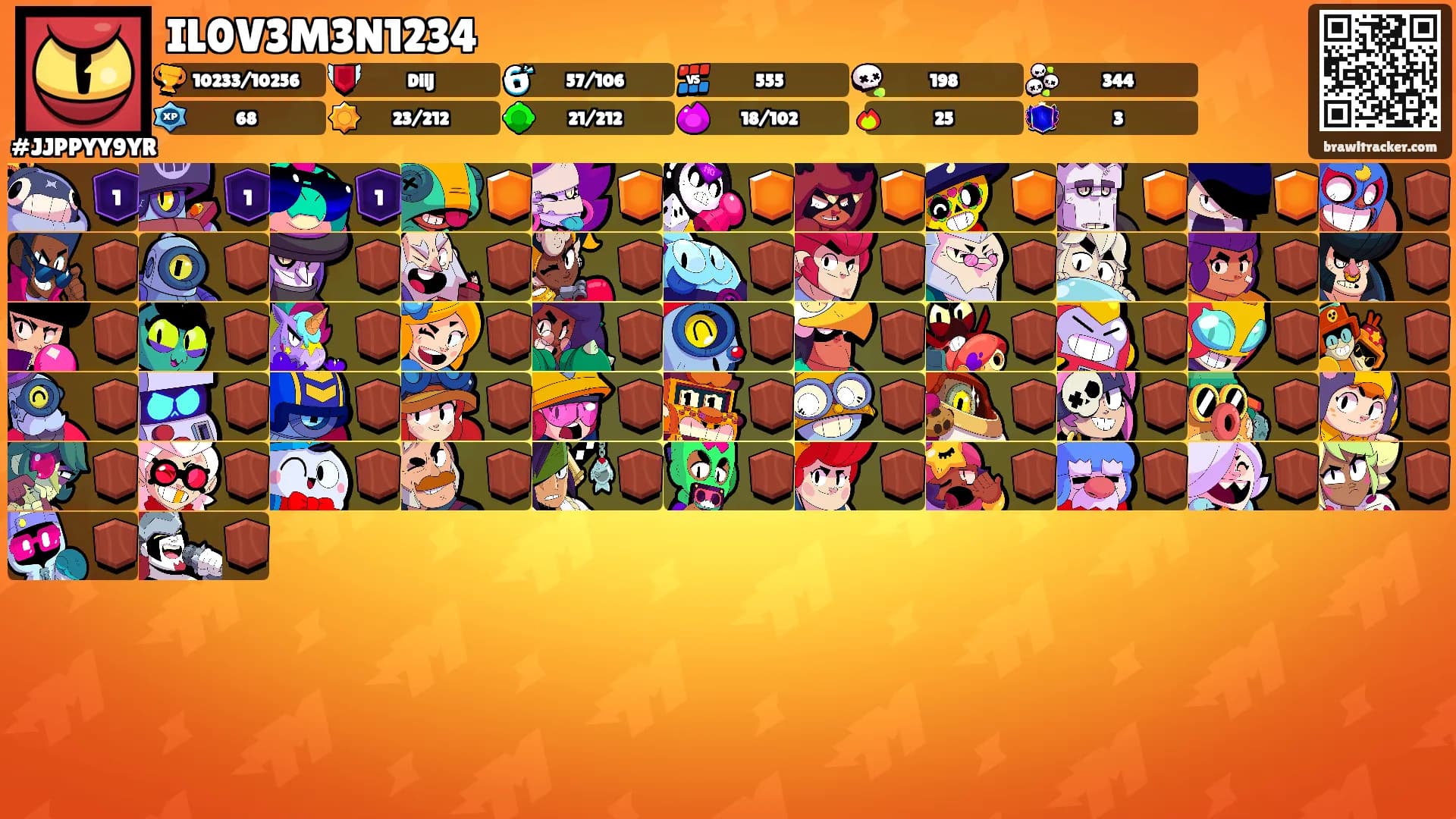 IL0V3M3N1234's Ranks
