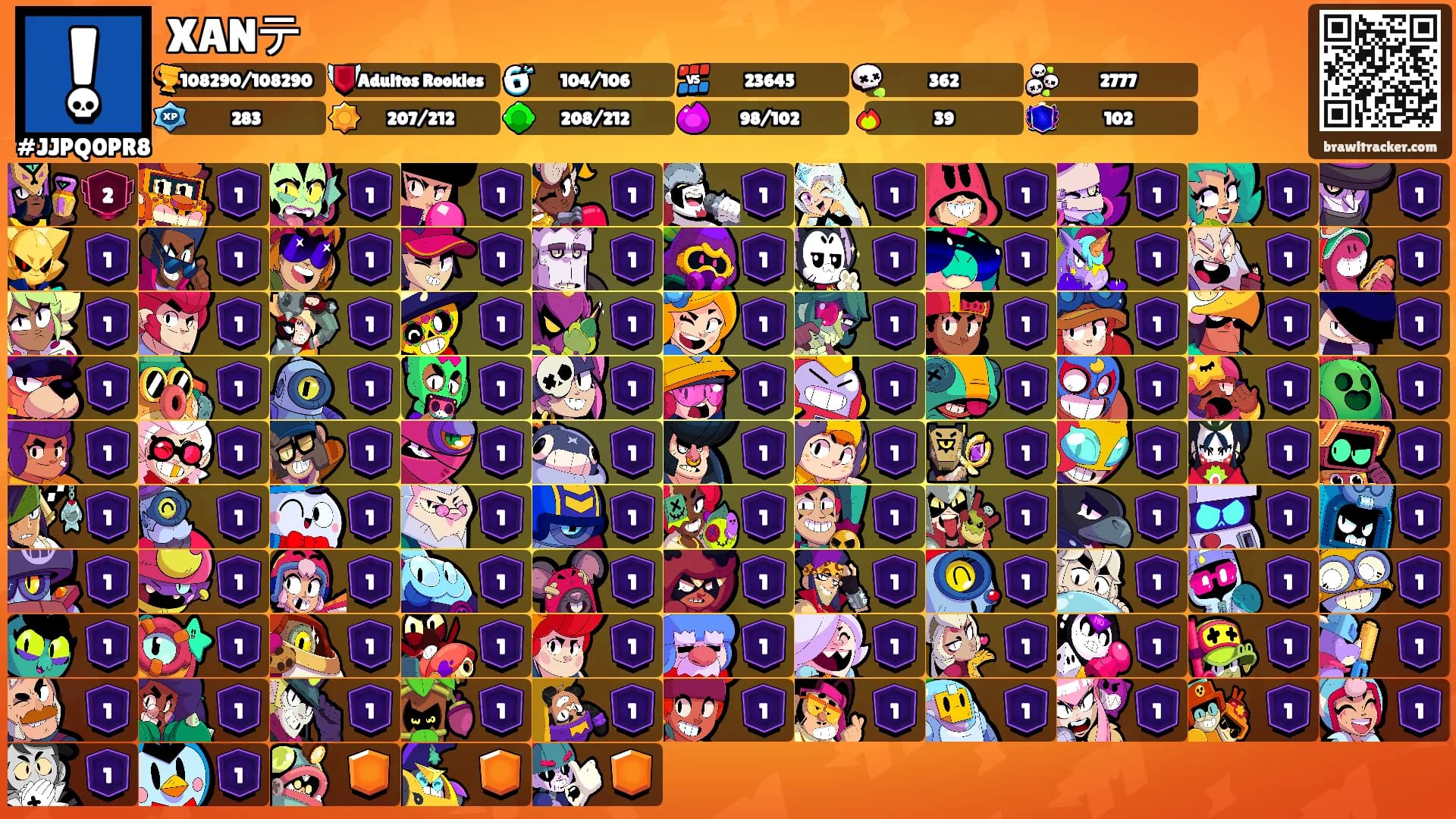 XANテ's Ranks