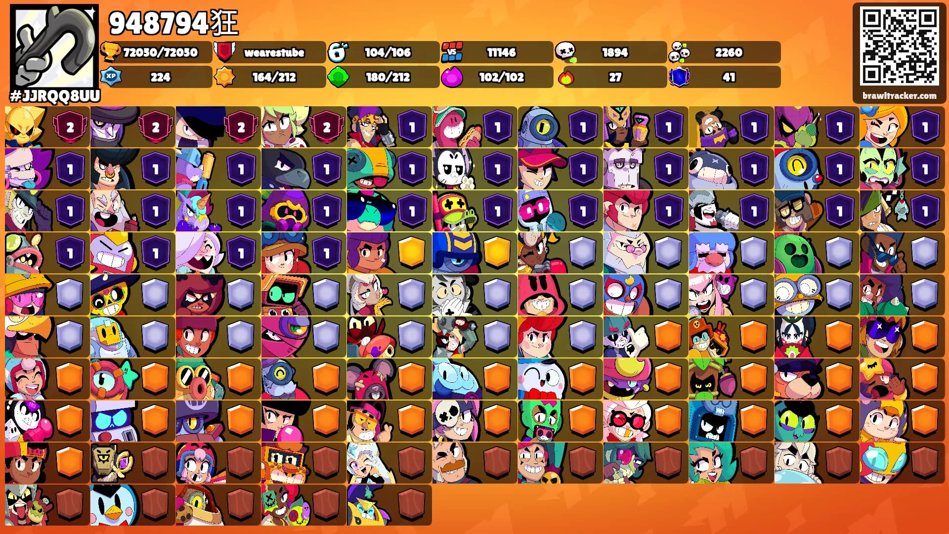 948794狂's Ranks