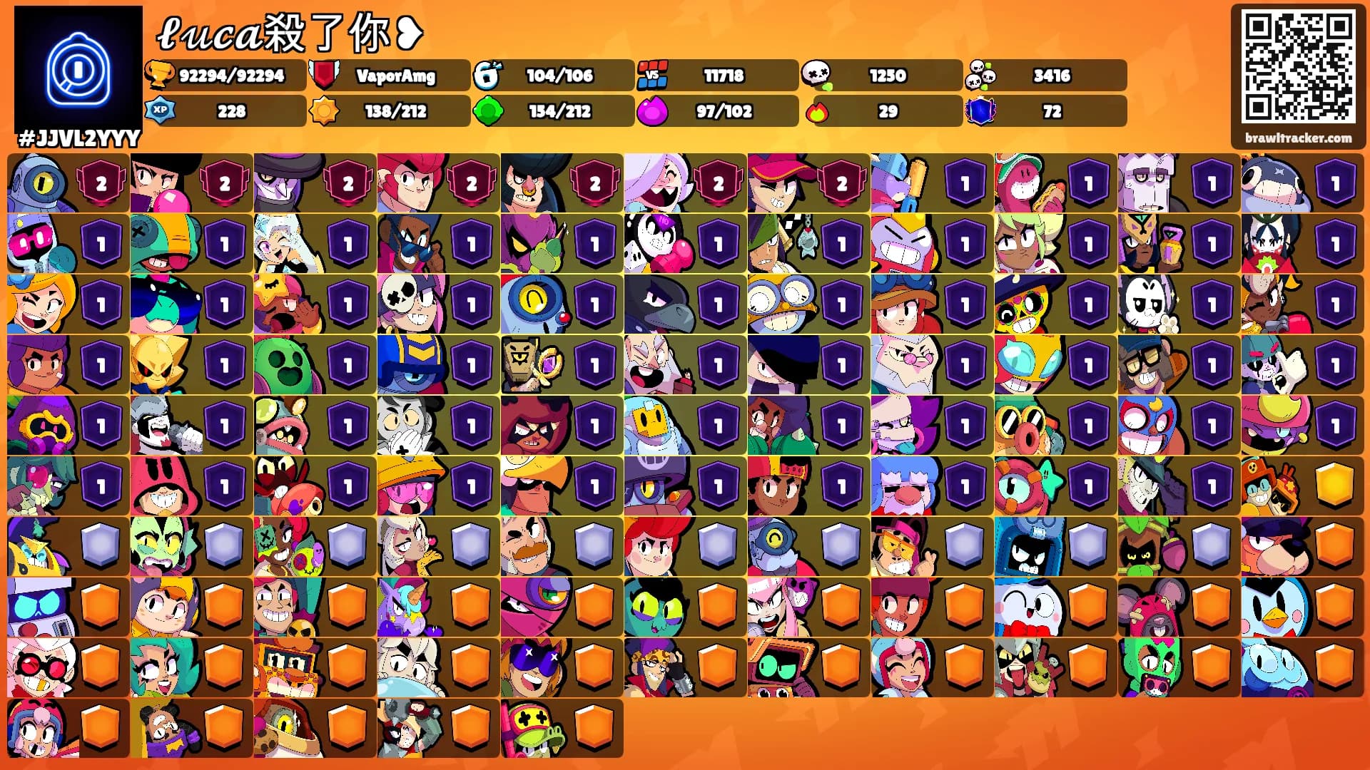 𝓵𝓊𝓬𝓪殺了你❥'s Ranks