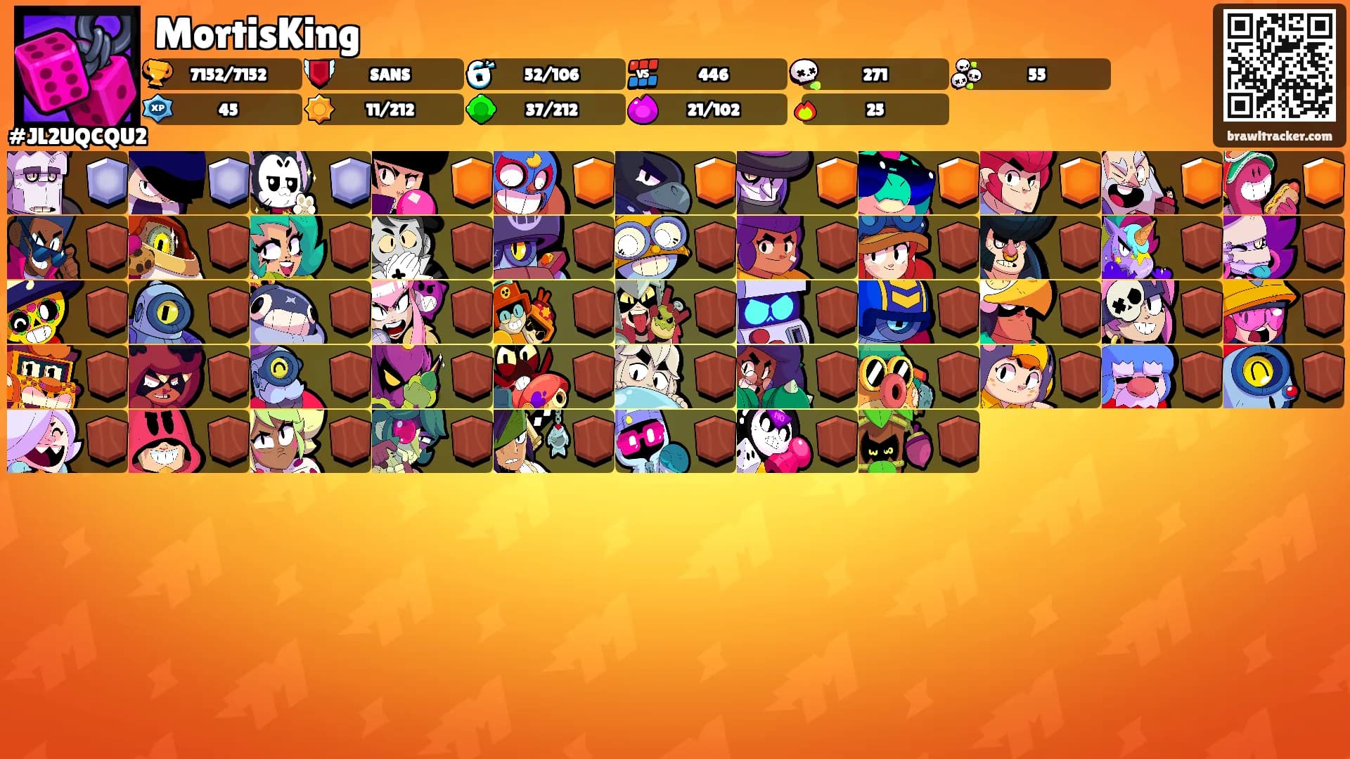 MortisKing's Ranks
