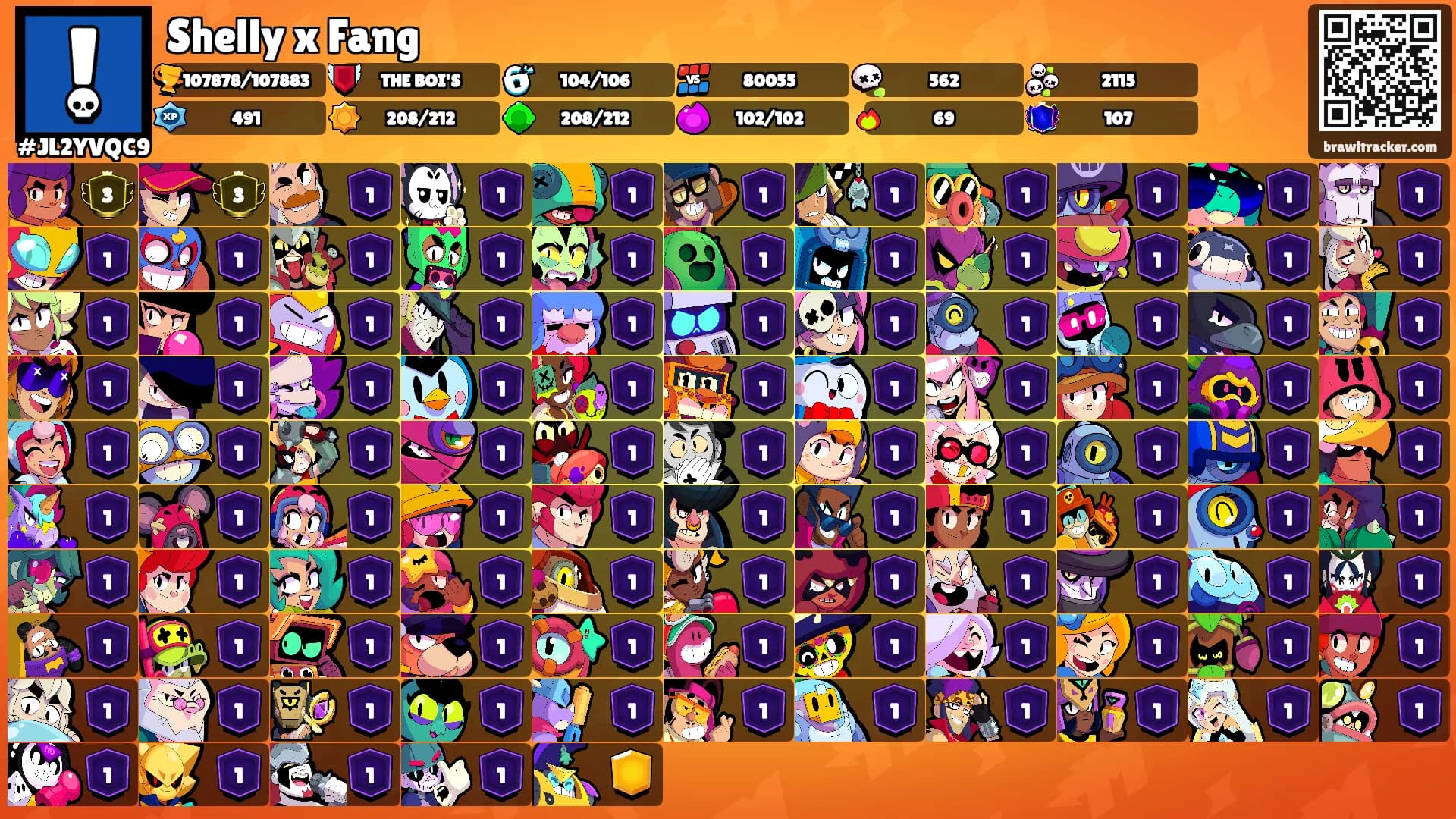 Shelly x Fang's Ranks