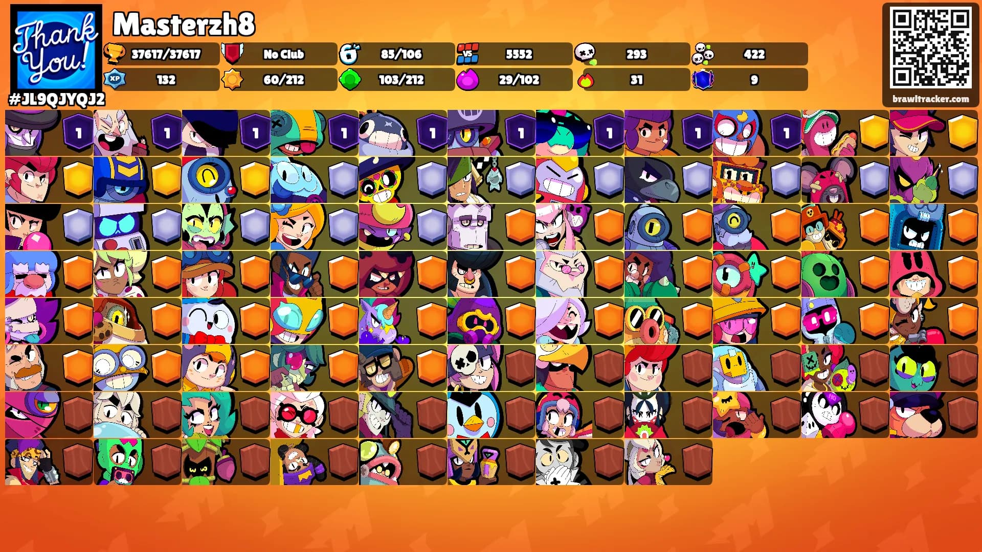 Masterzh8's Ranks