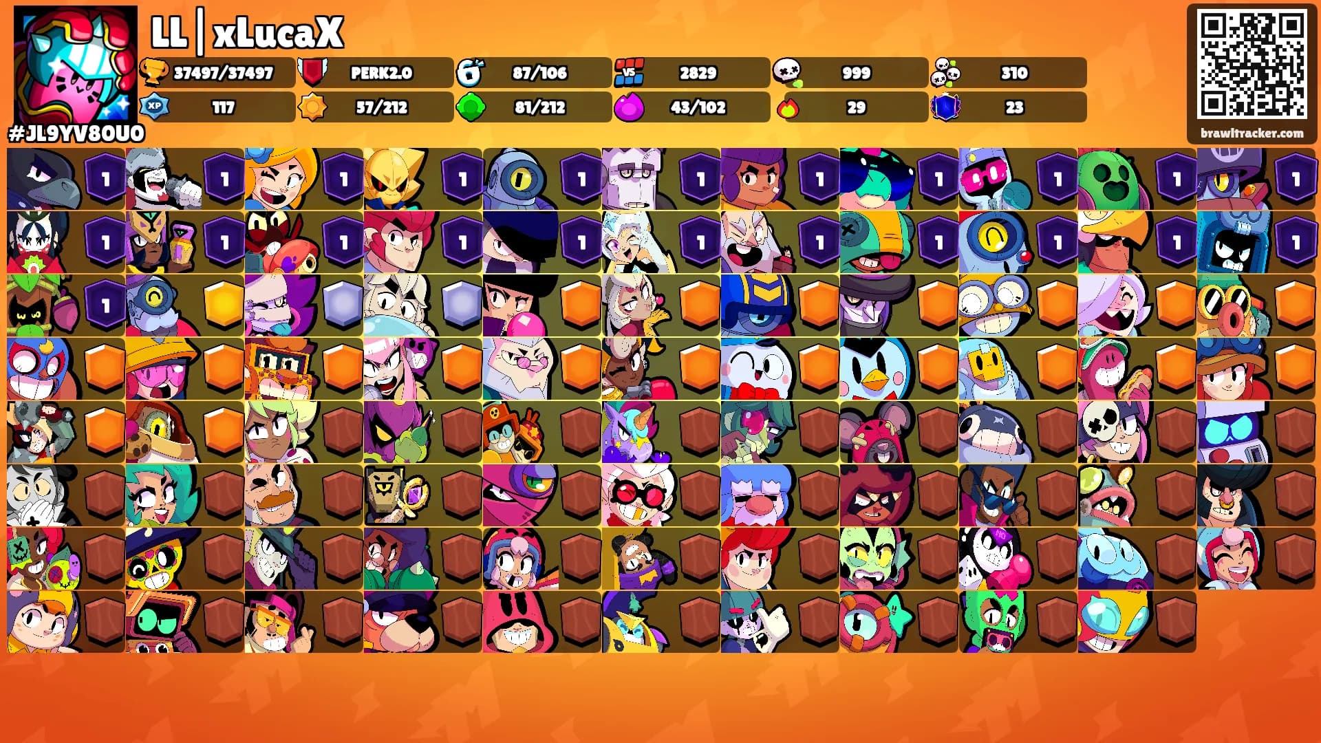 LL|xLucaX's Ranks