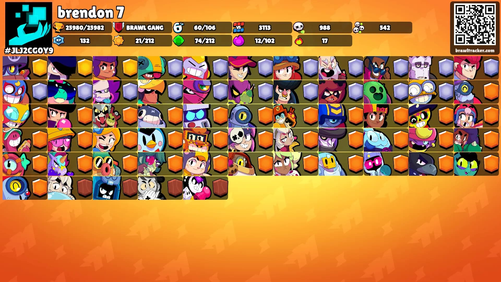 brendon 7's Ranks