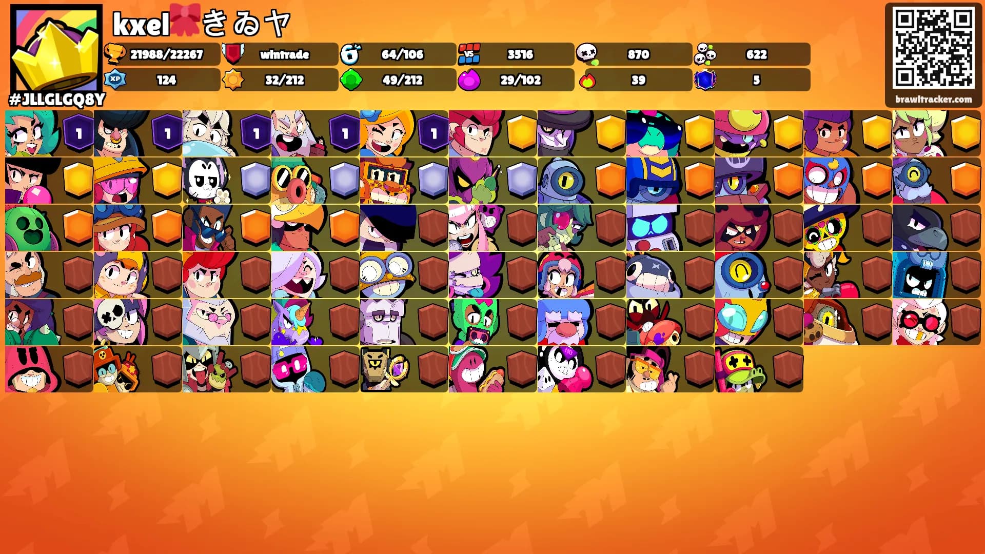 kxel🎀きゐヤ's Ranks