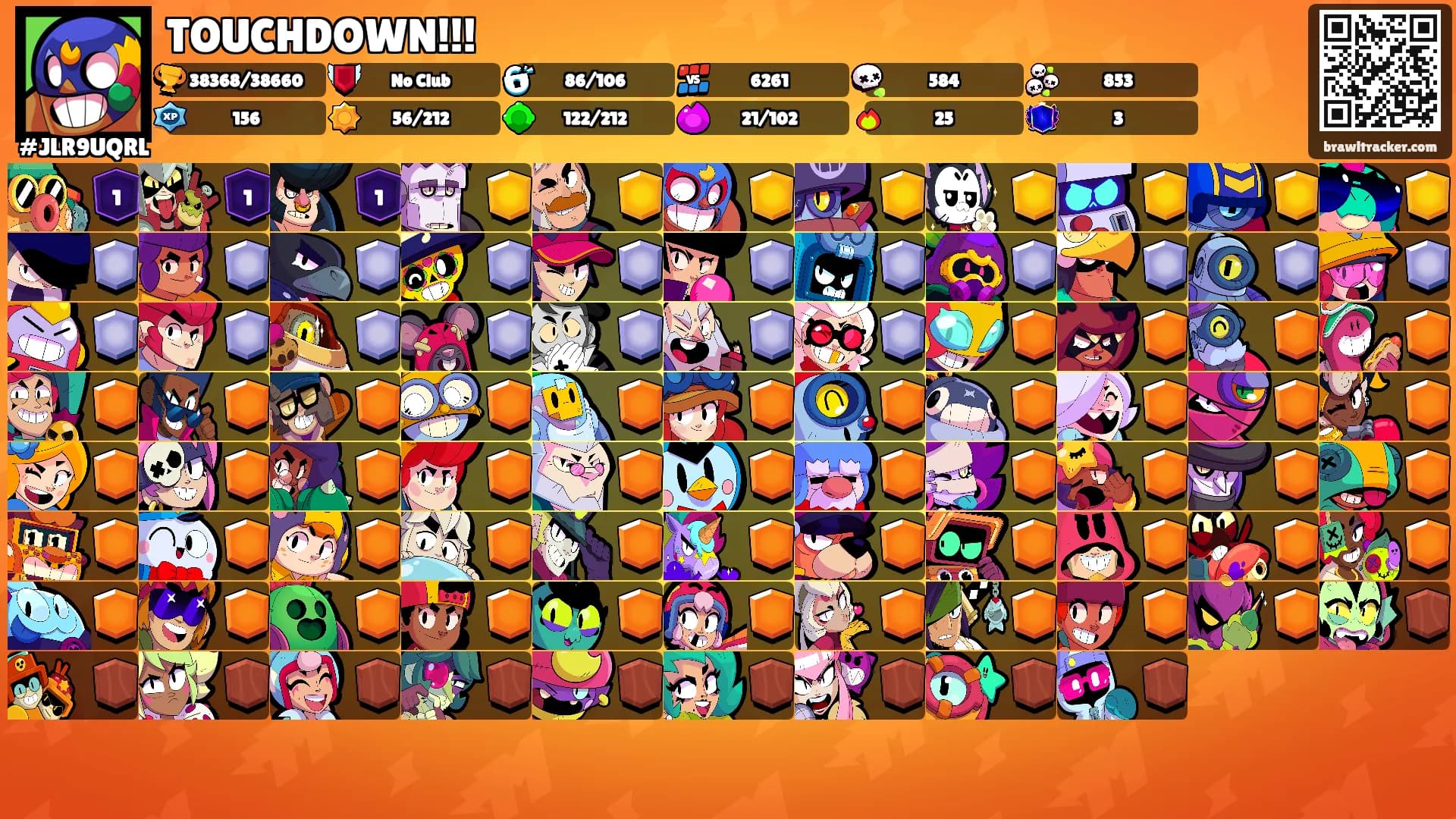TOUCHDOWN!!!'s Ranks