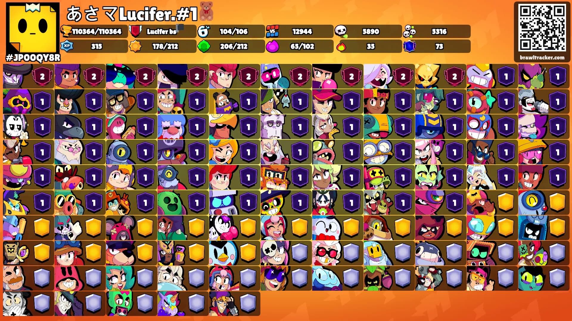 あさマLucifer.#1🧸's Ranks