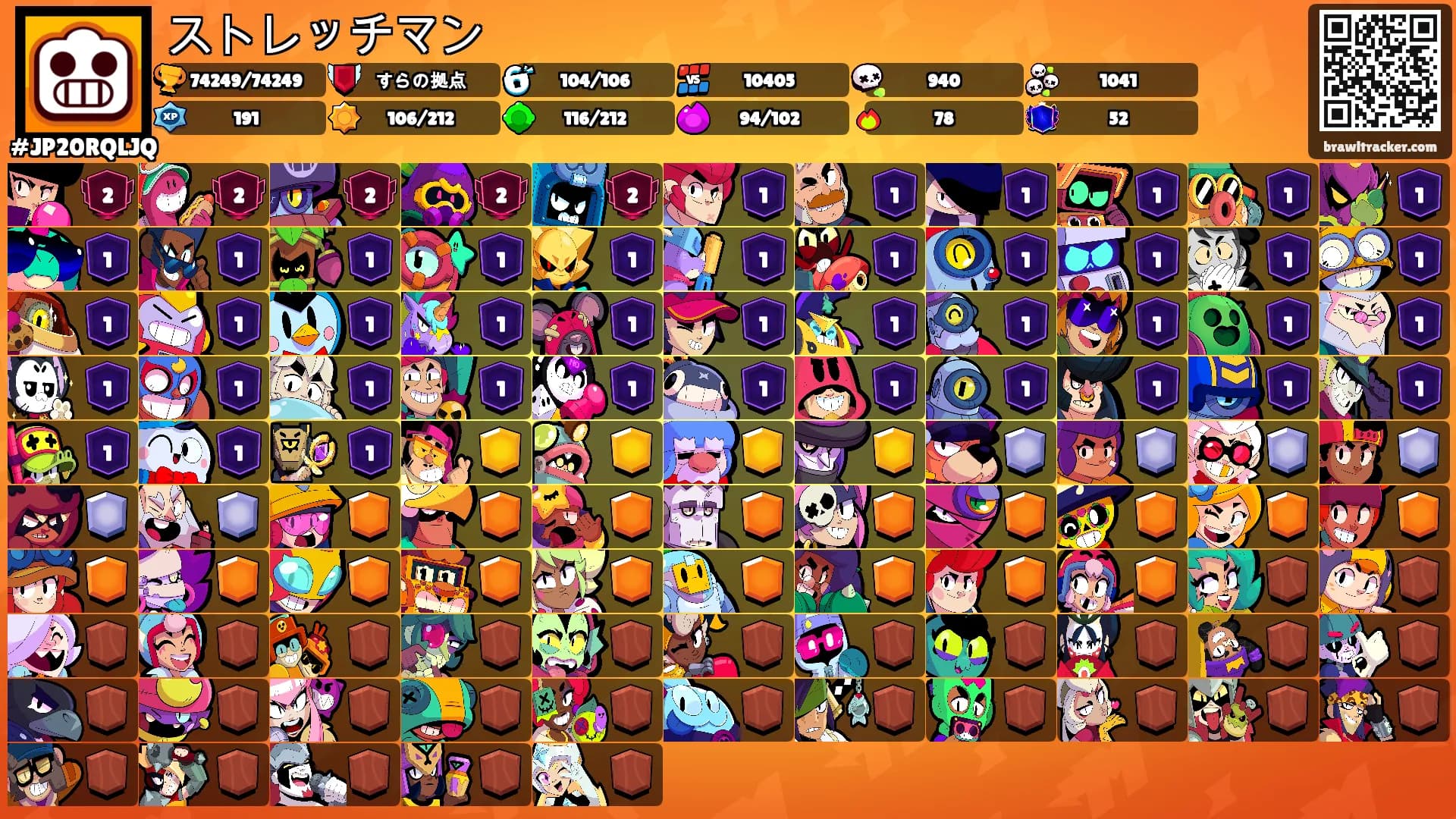 ストレッチマン's Ranks