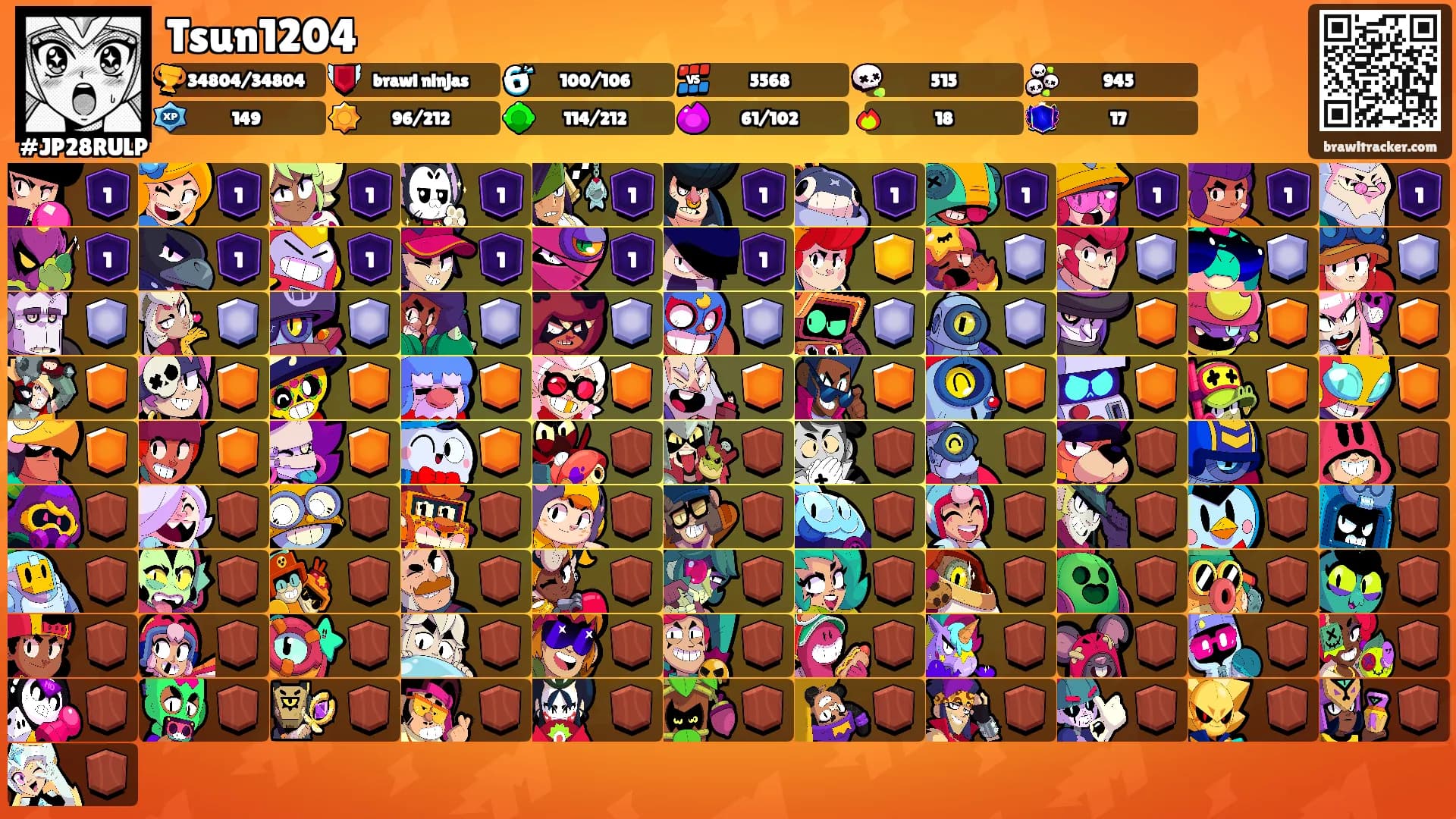 Tsun1204's Ranks