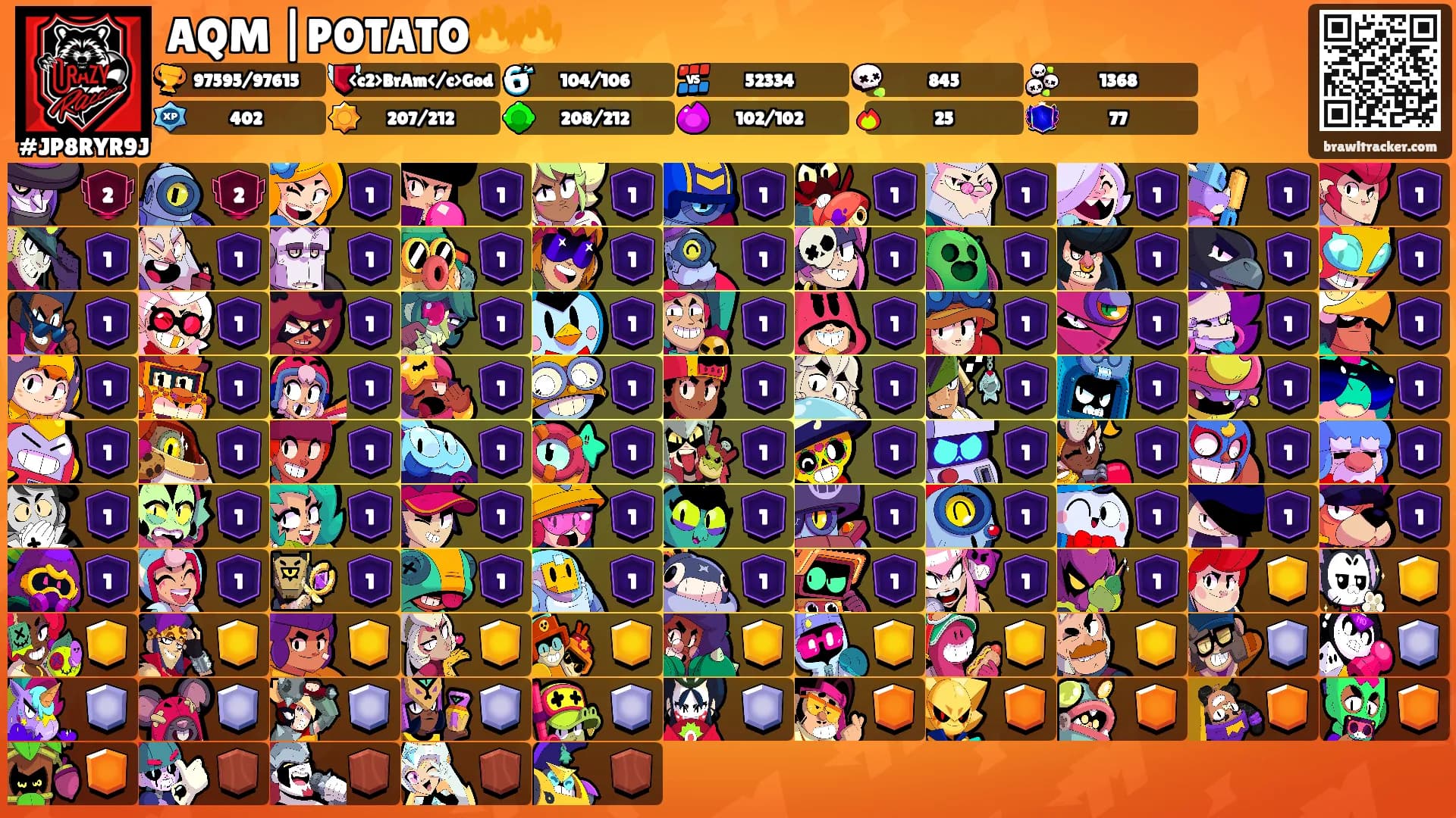AQM |POTATO🔥🔥's Ranks