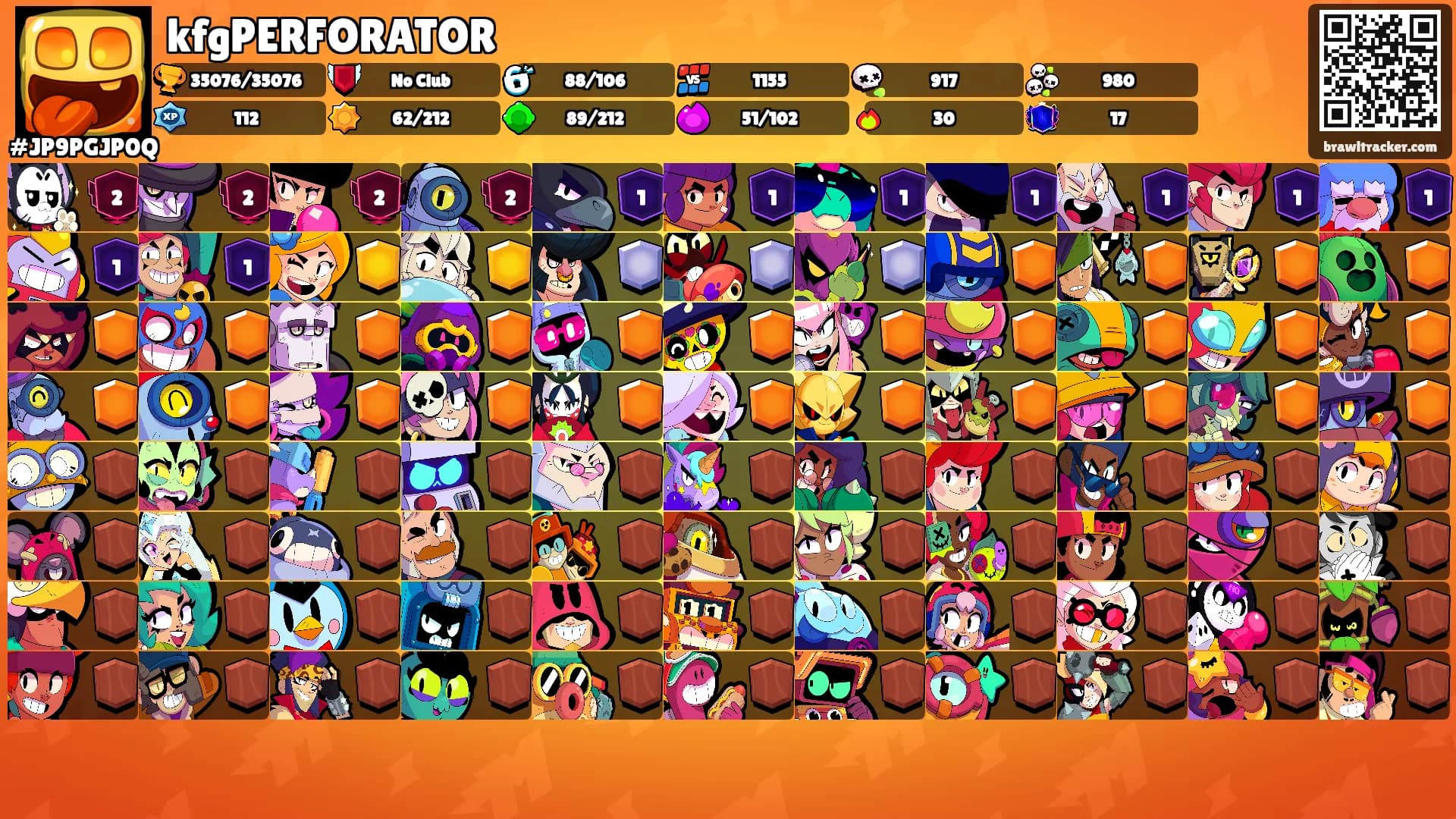 kfgPERFORATOR's Ranks