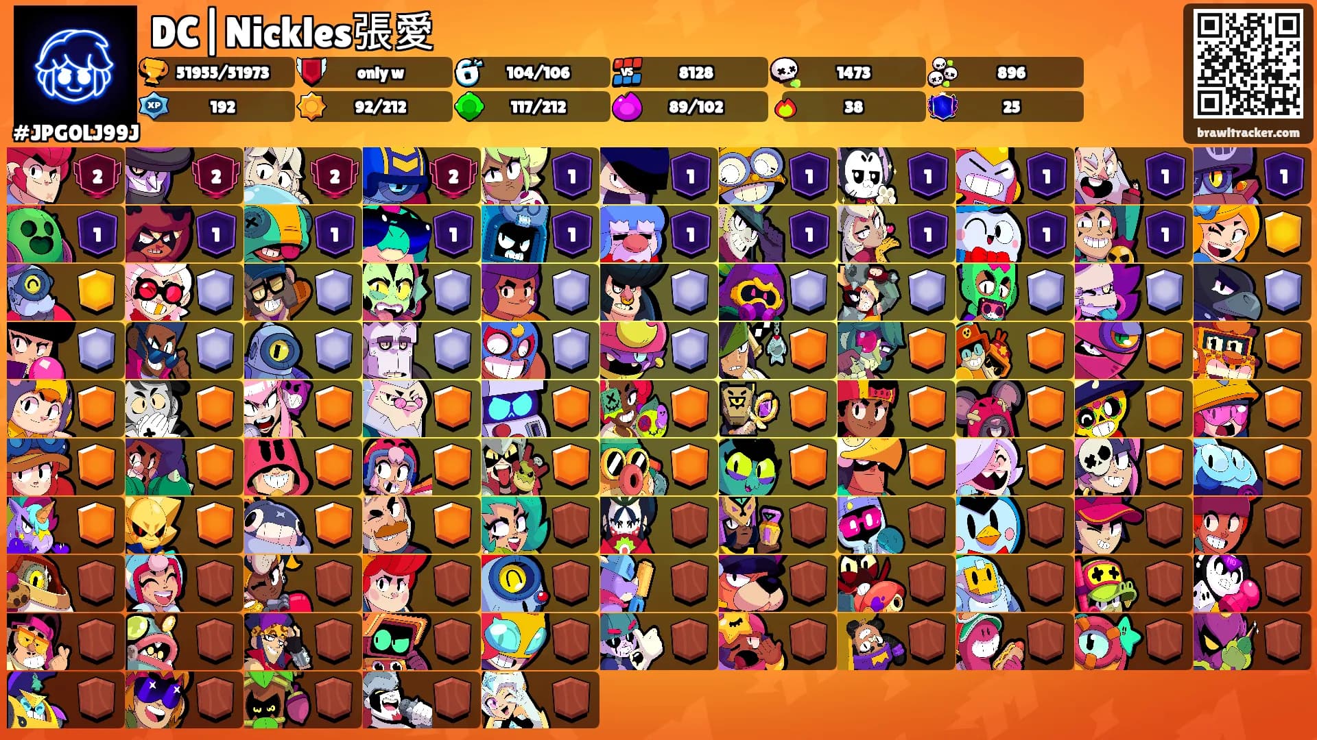 DC|Nickles張愛's Ranks