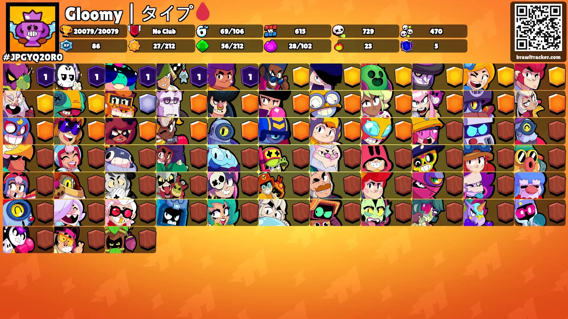 Gloomy | タイプ🩸's Ranks