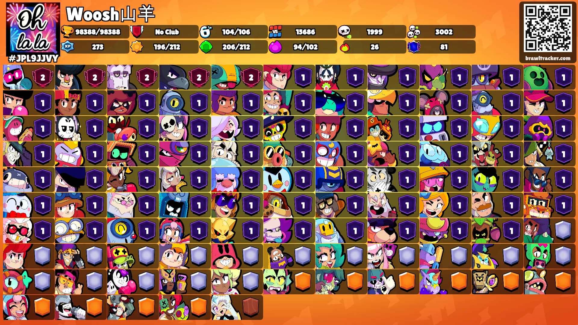 Woosh山羊's Ranks