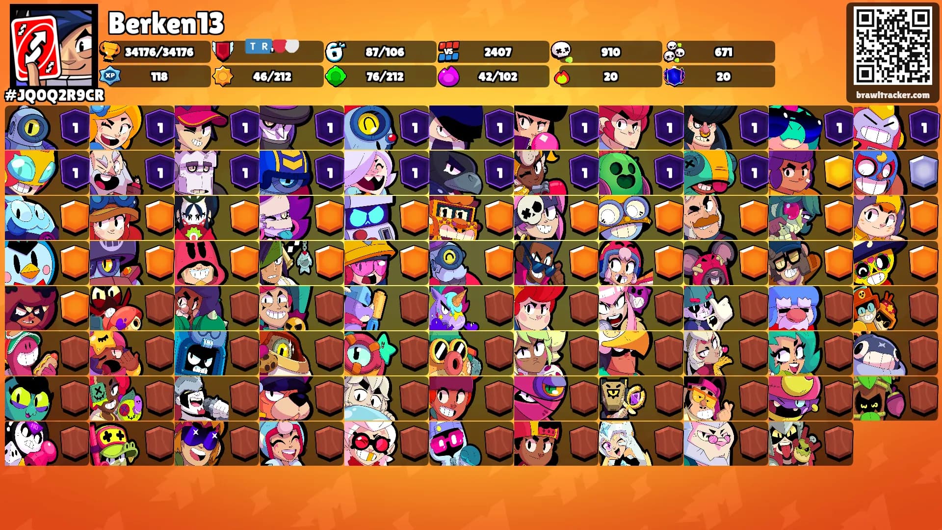 Berken13's Ranks