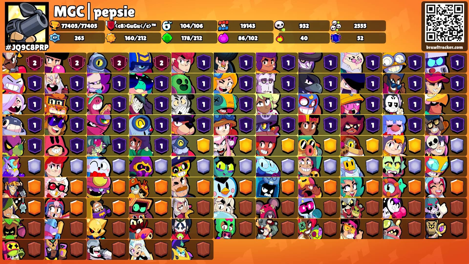 MGC|pepsie's Ranks