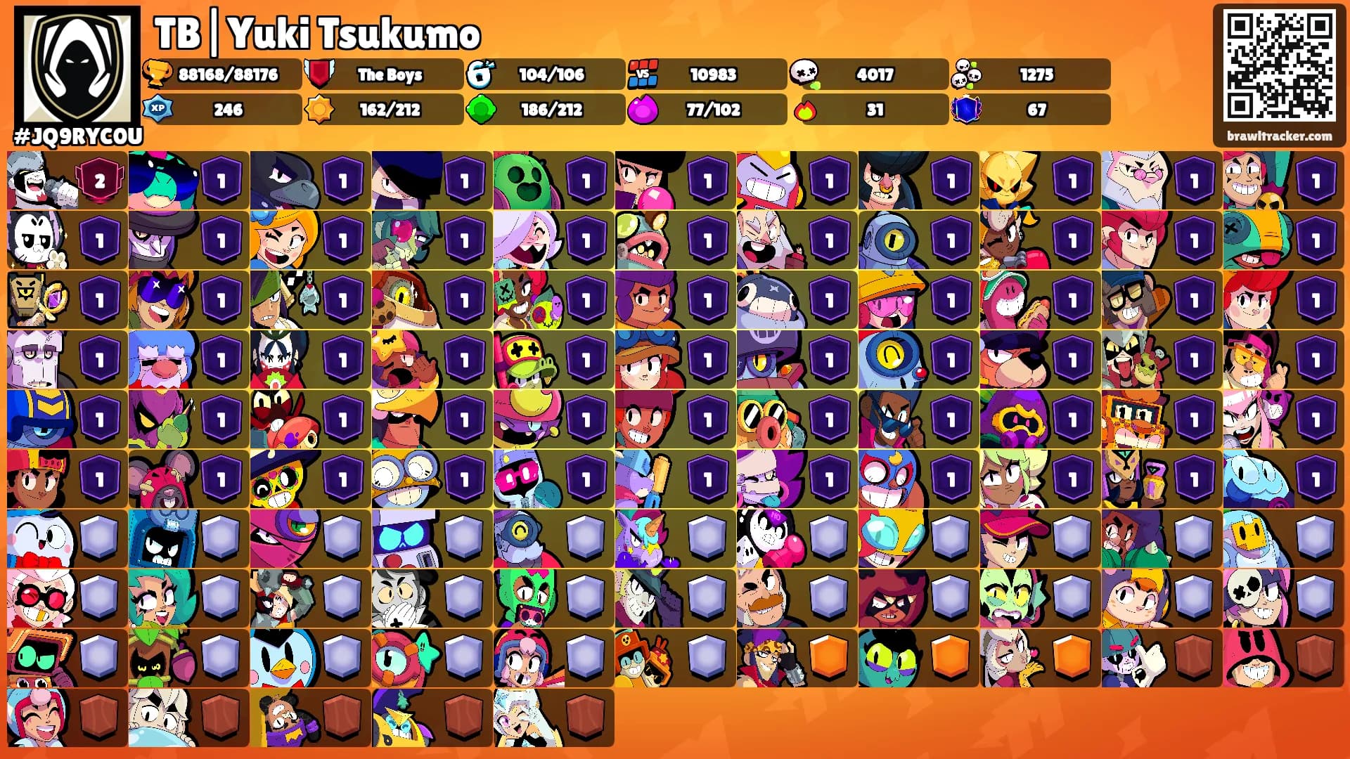 TB|Yuki Tsukumo's Ranks