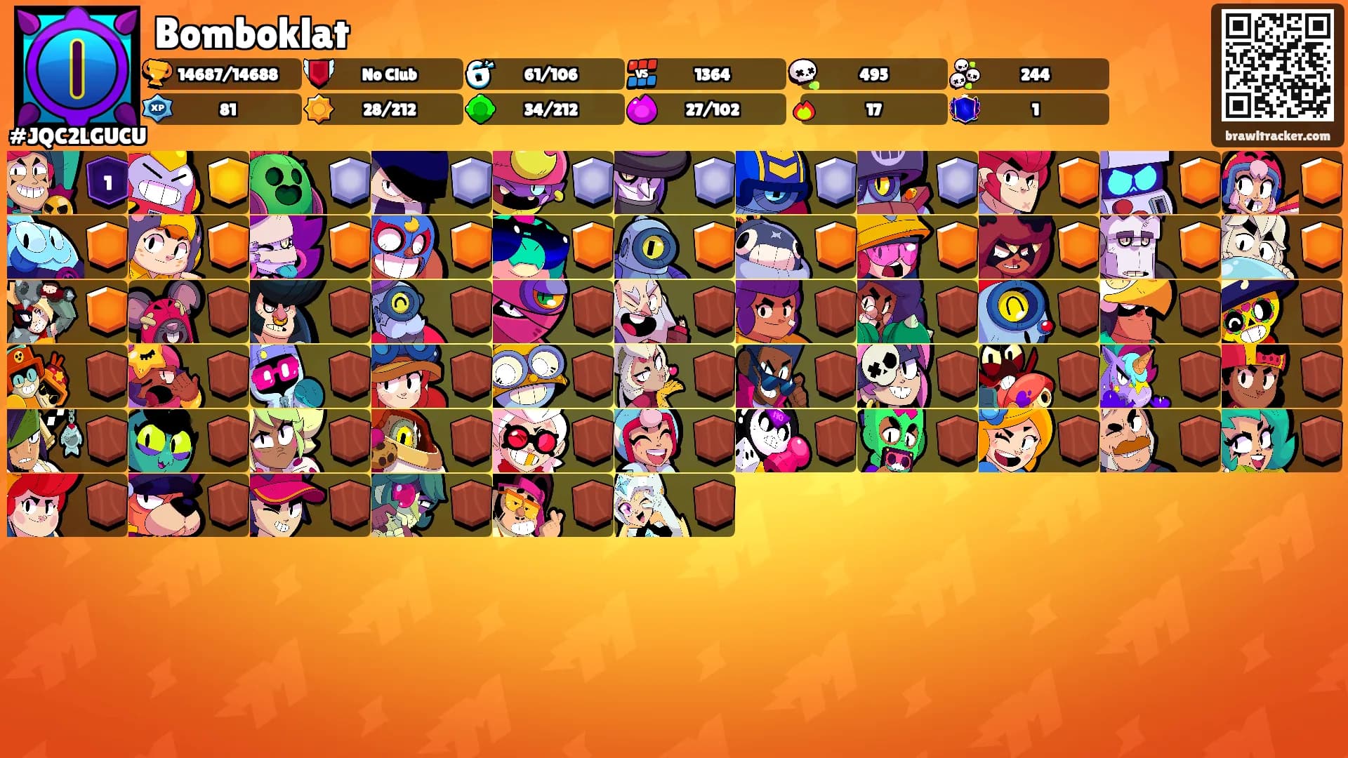 Bomboklat's Ranks