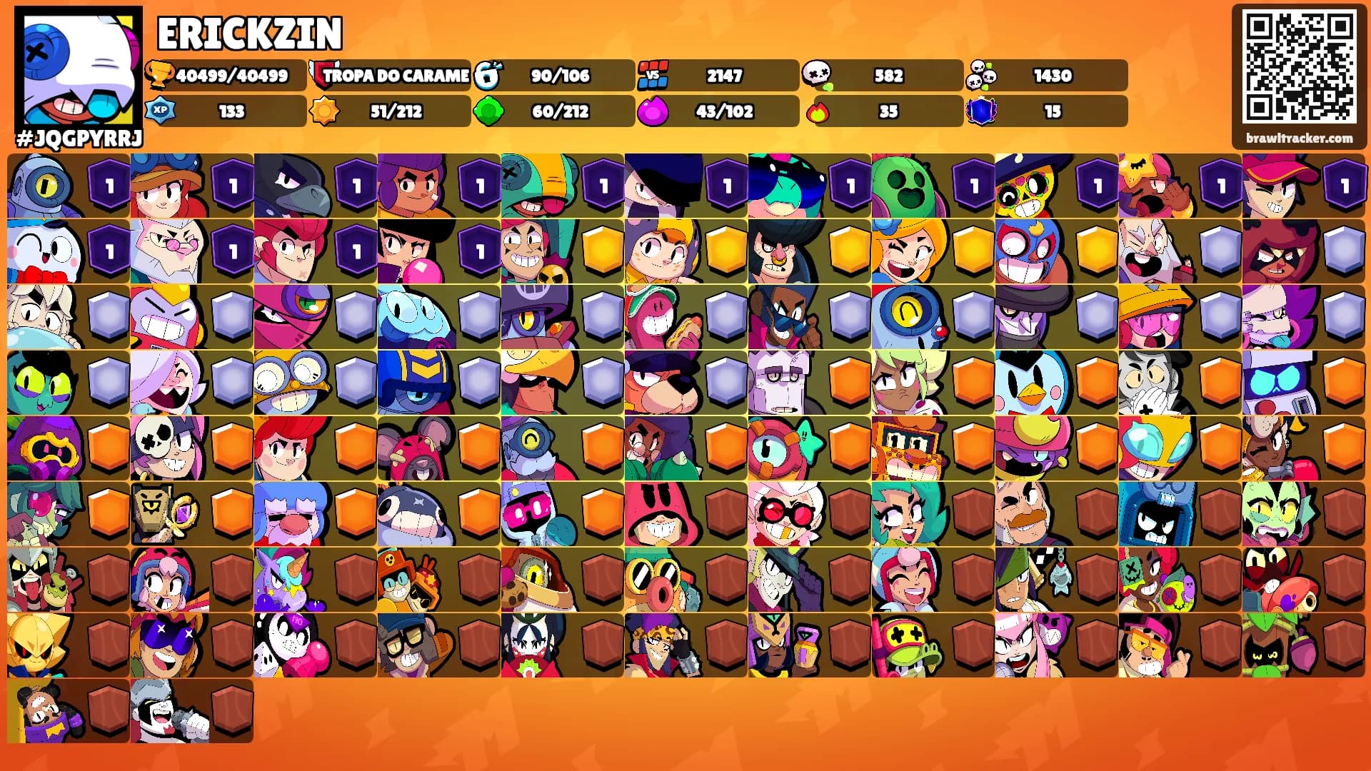 ERICKZIN's Ranks