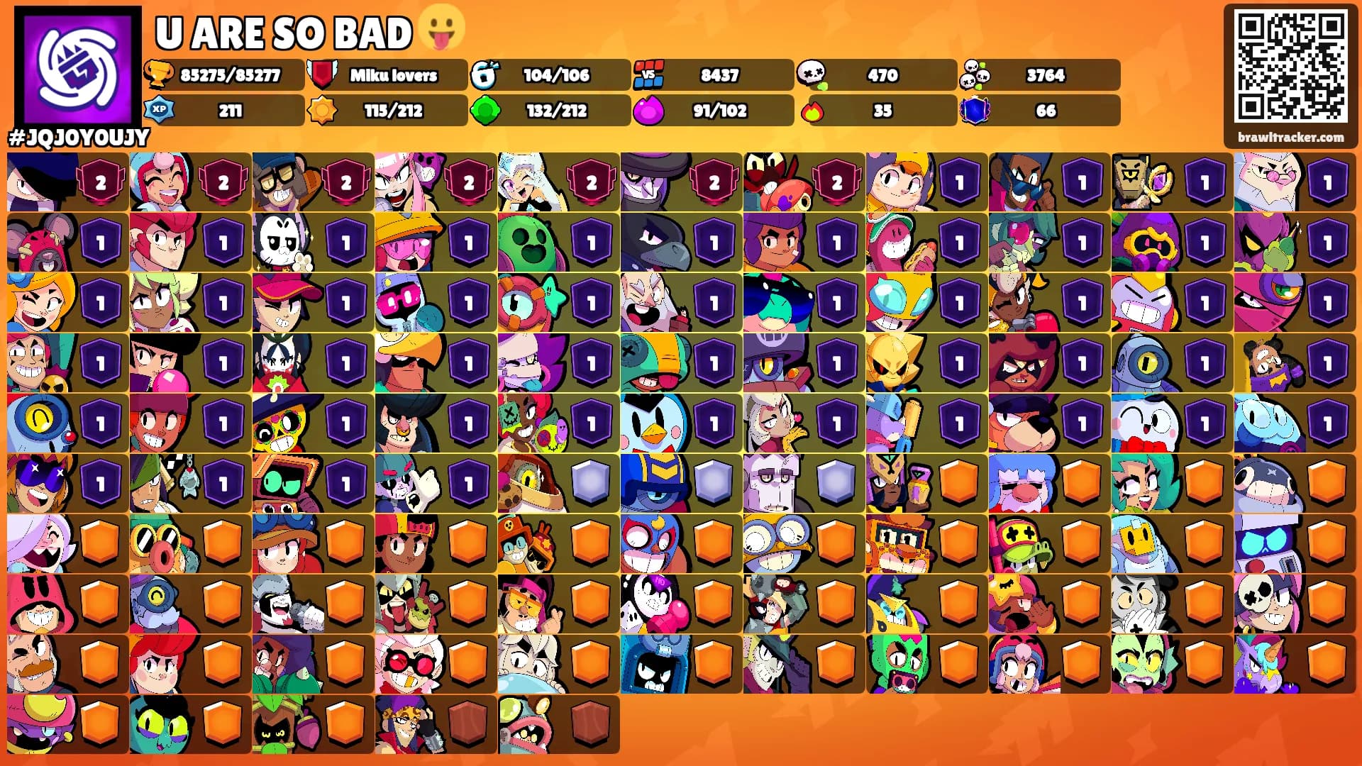 U ARE SO BAD 😛's Ranks