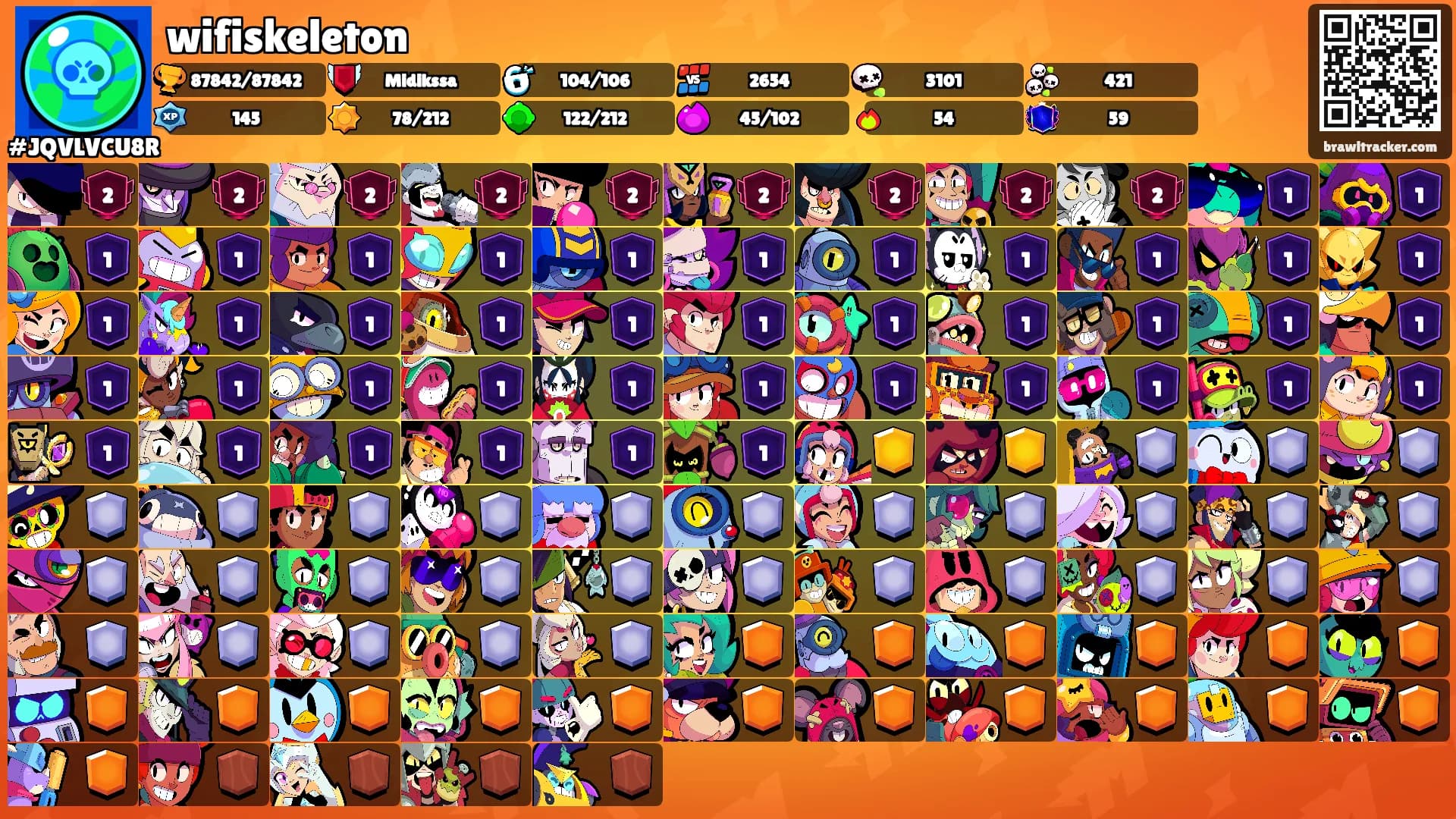 wifiskeleton's Ranks
