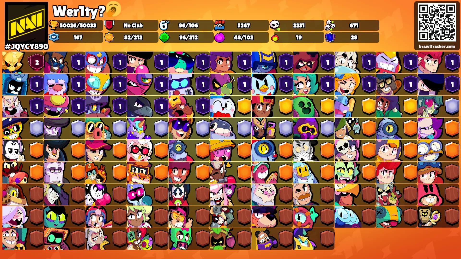 Wer1ty?🥱's Ranks