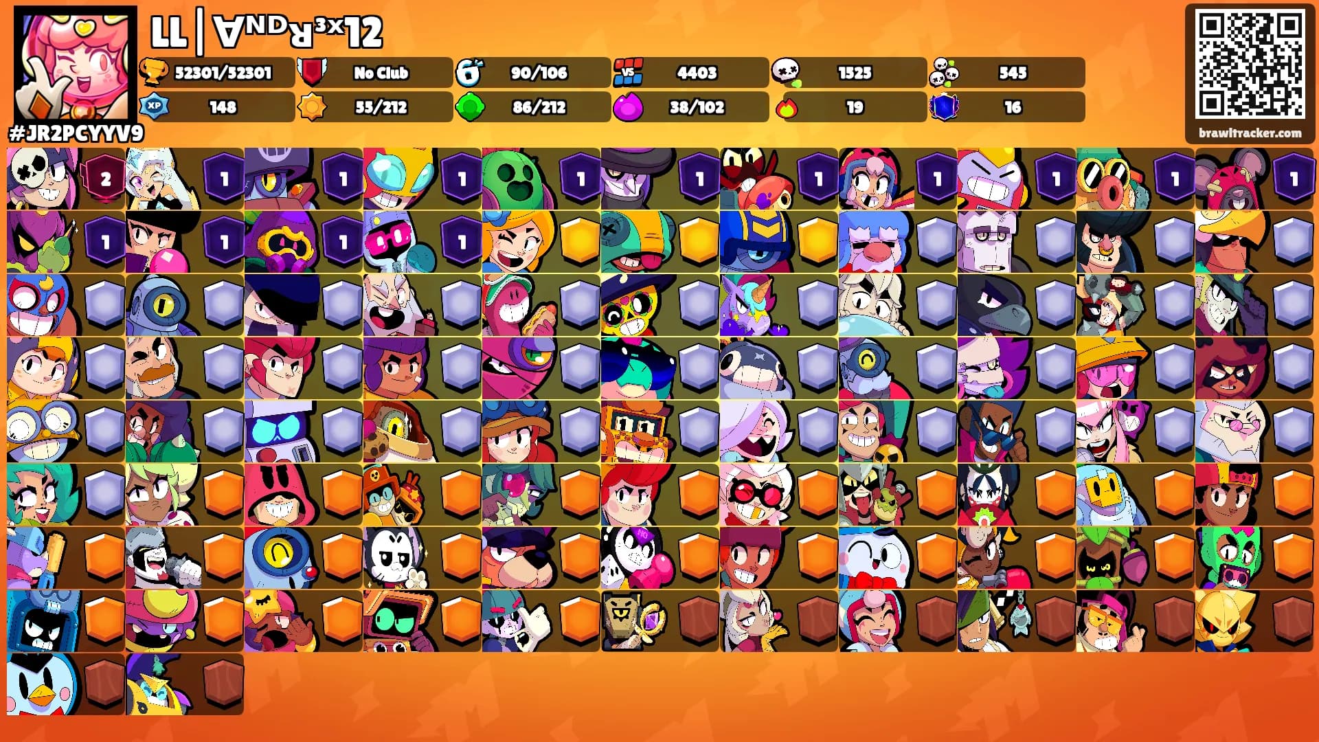 LL|∀ᴺᴰᴚ³ˣ12's Ranks