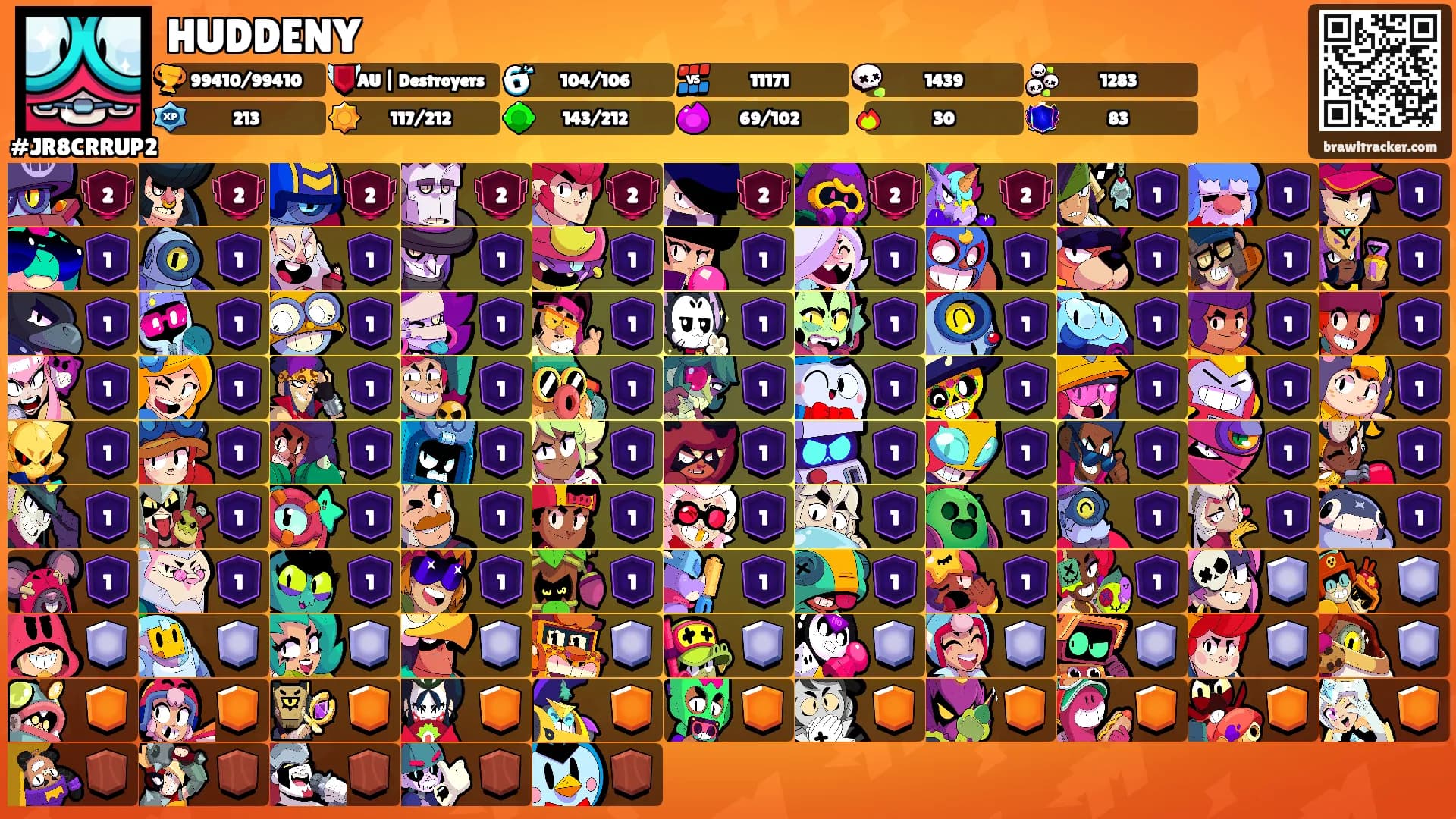 HUDDENY's Ranks