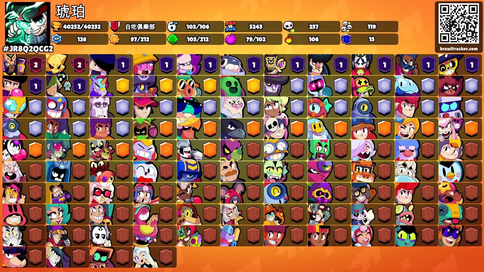 琥珀's Ranks