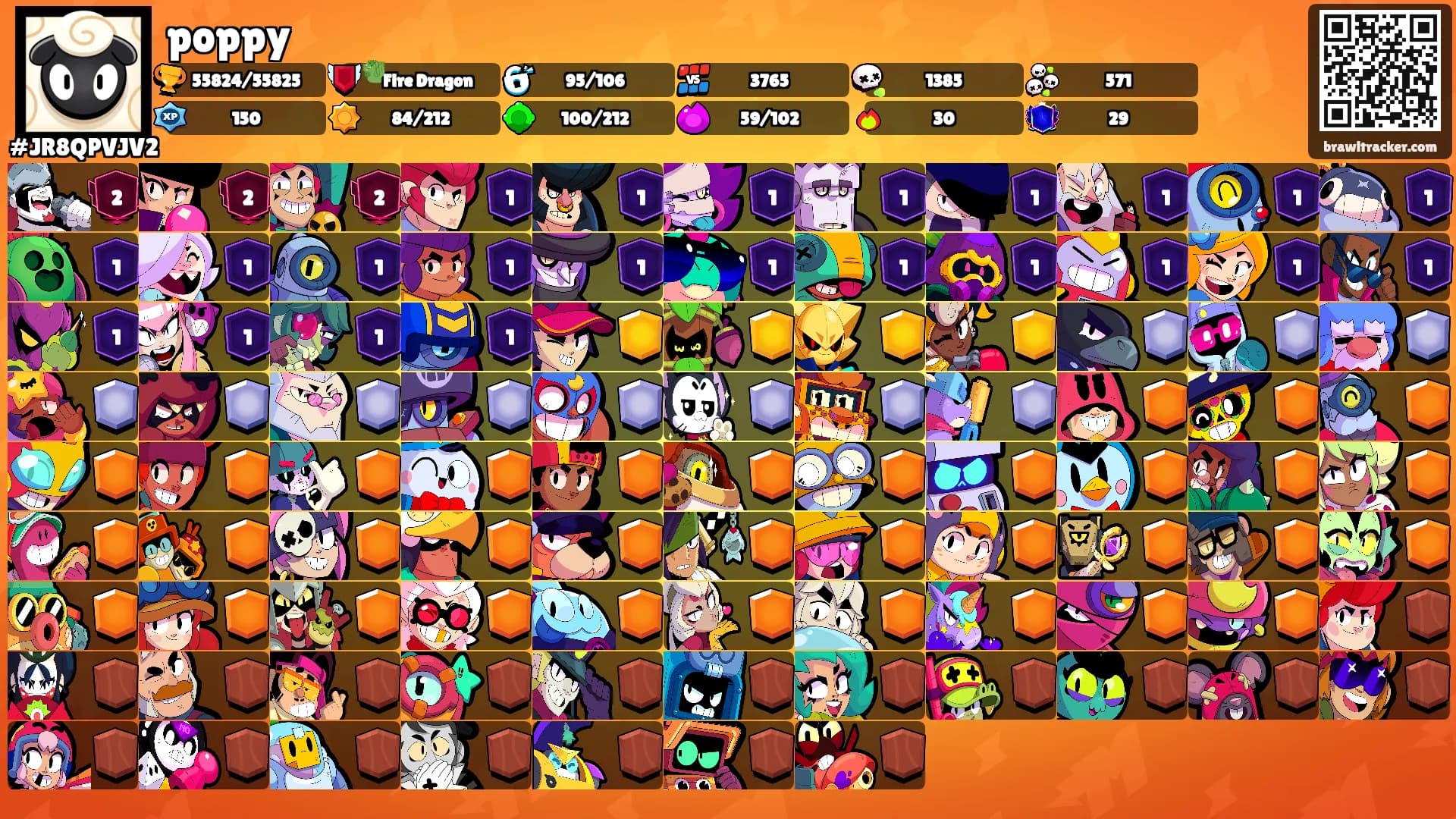 poppy's Ranks