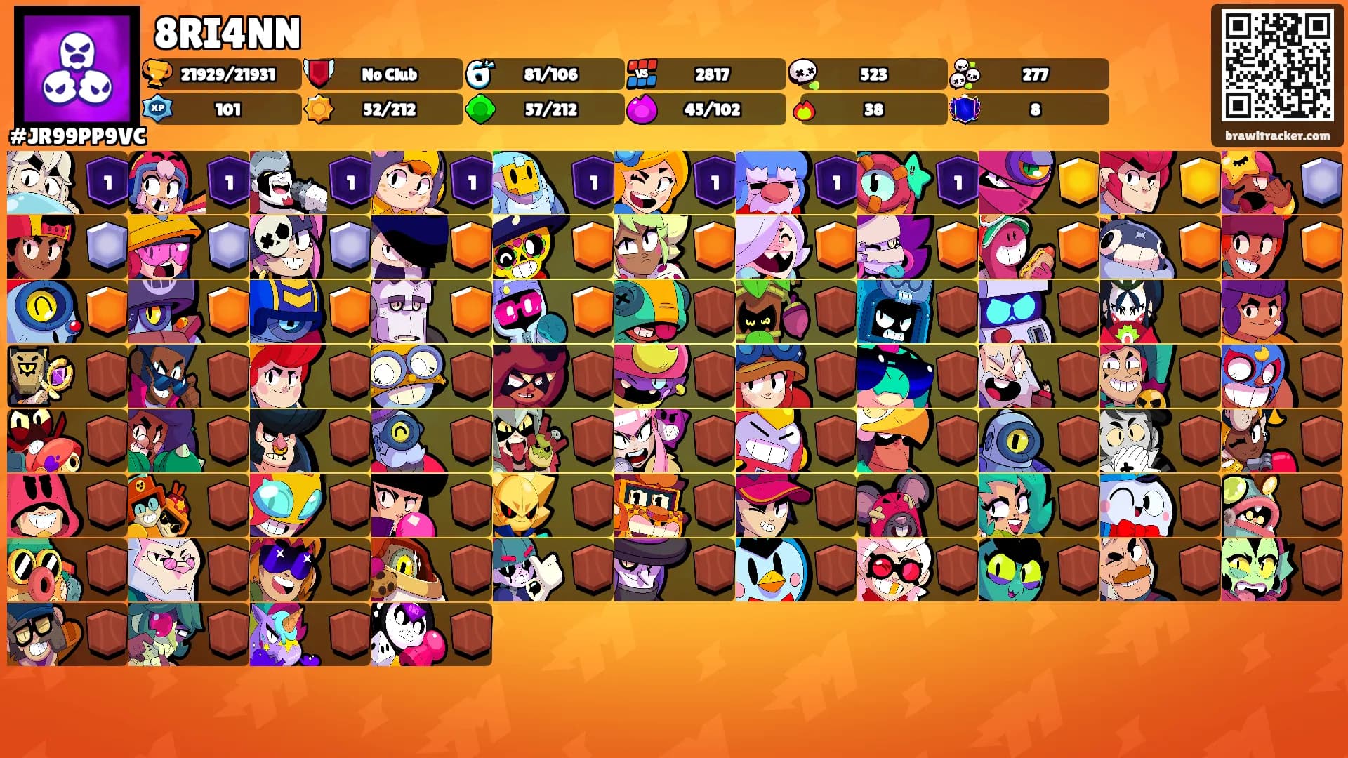 8RI4NN's Ranks