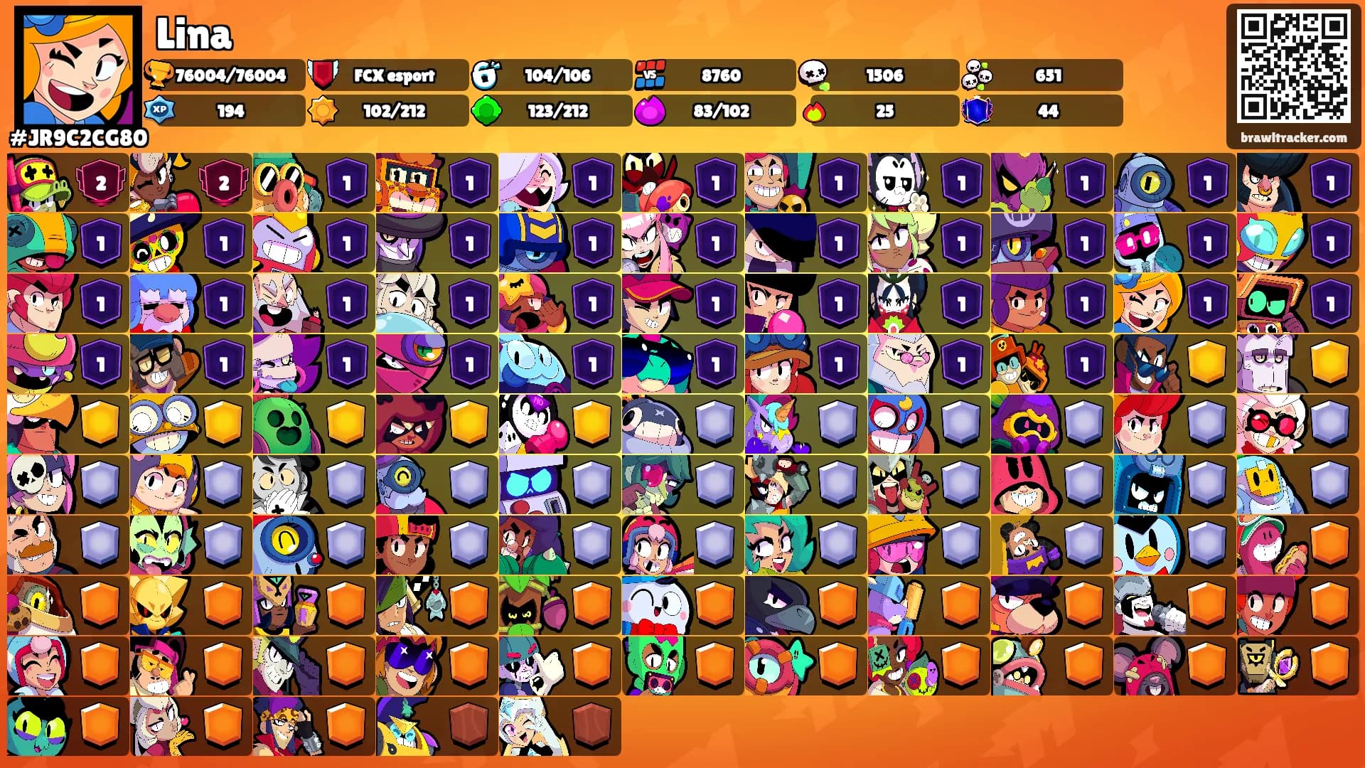 Lina's Ranks