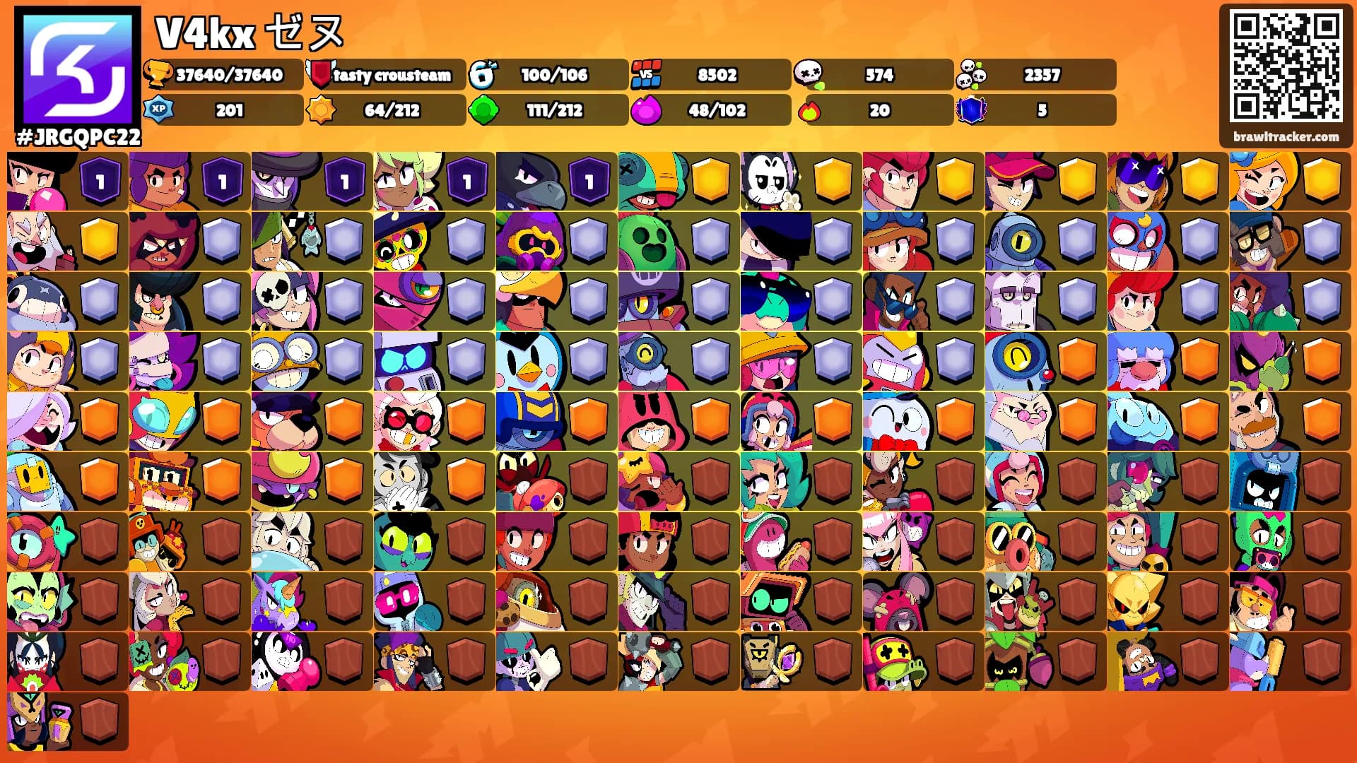 V4kx ゼヌ's Ranks