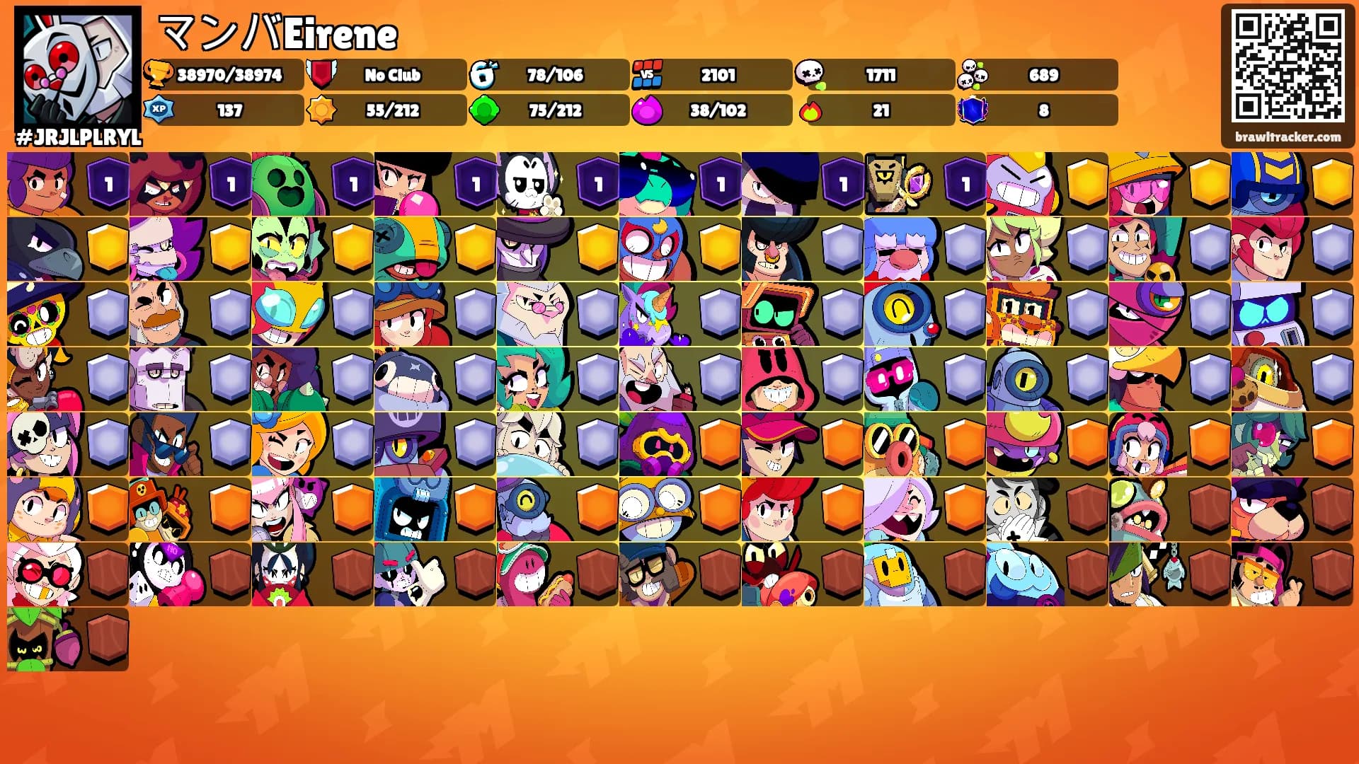 マンバEirene's Ranks