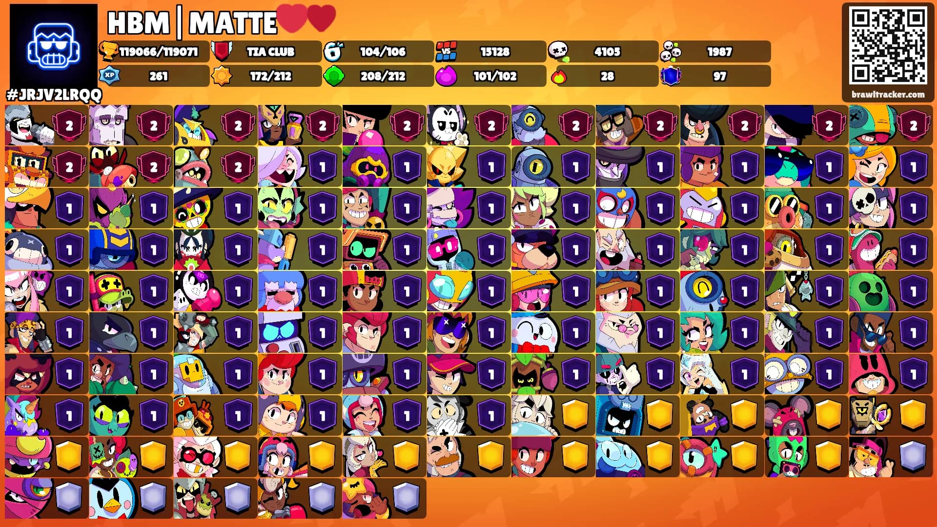 HBM|MATTE❤️♥️'s Ranks
