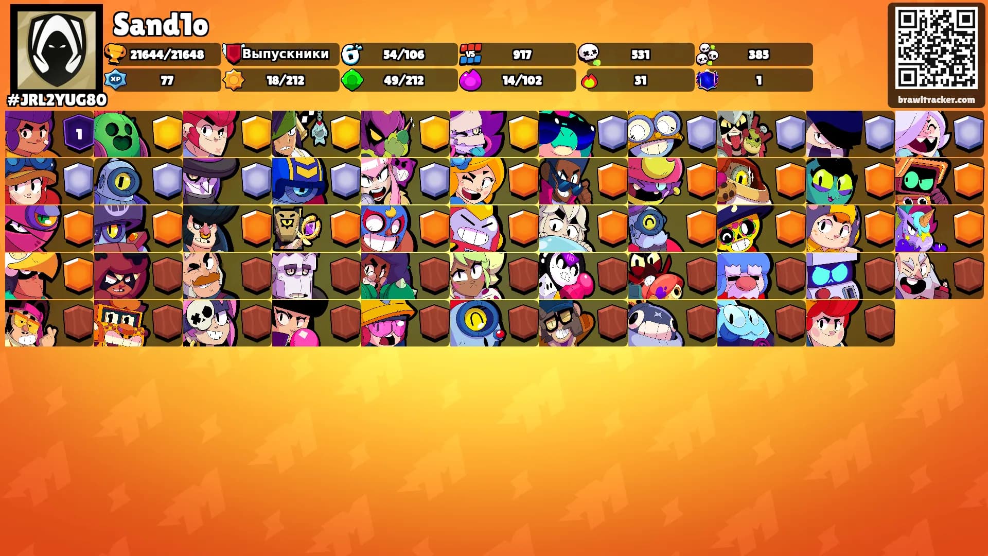 Sand1o's Ranks
