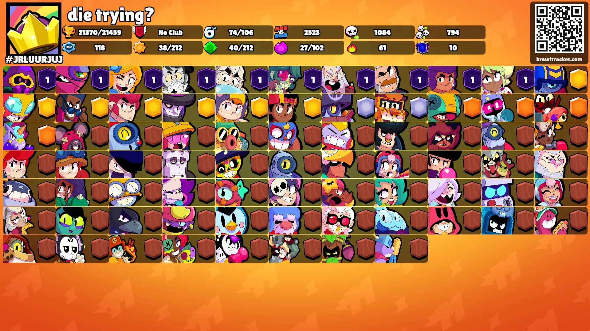die trying?'s Ranks