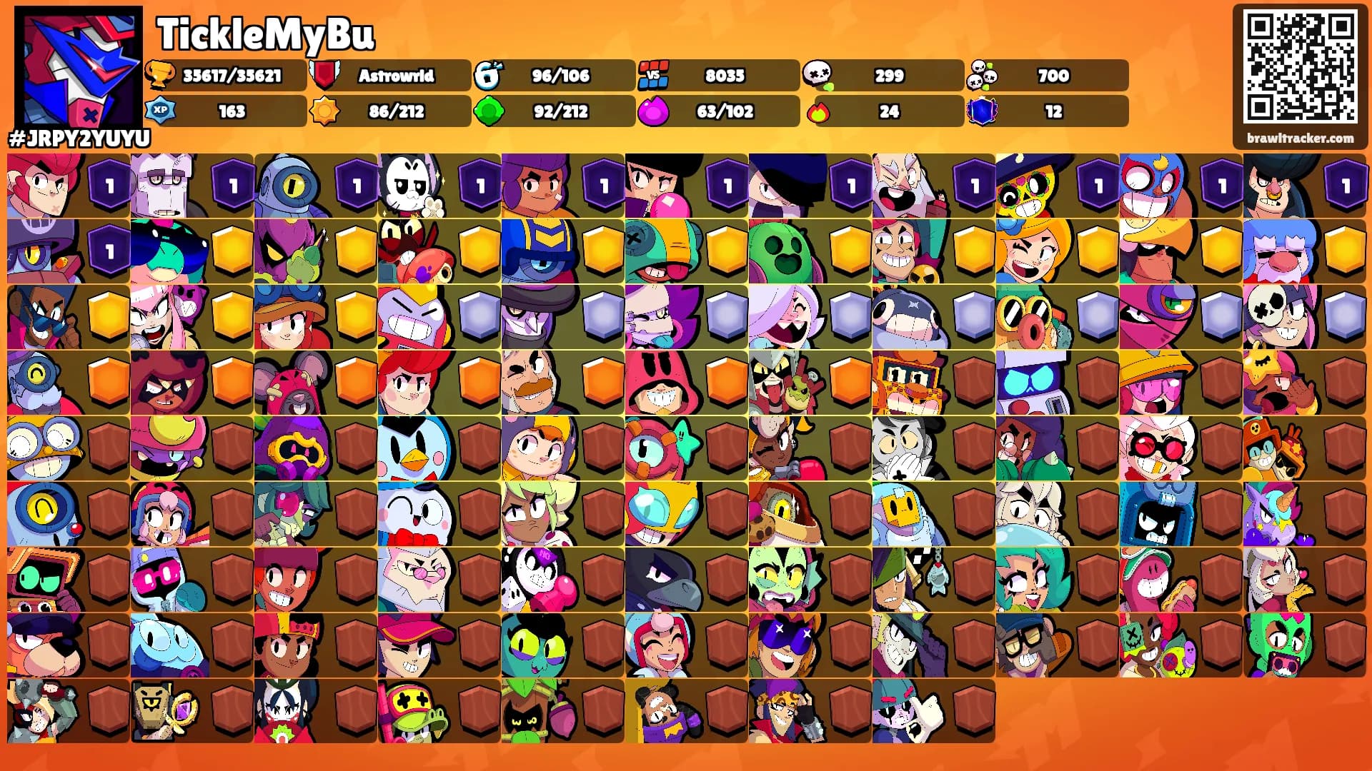 TickleMyBu's Ranks